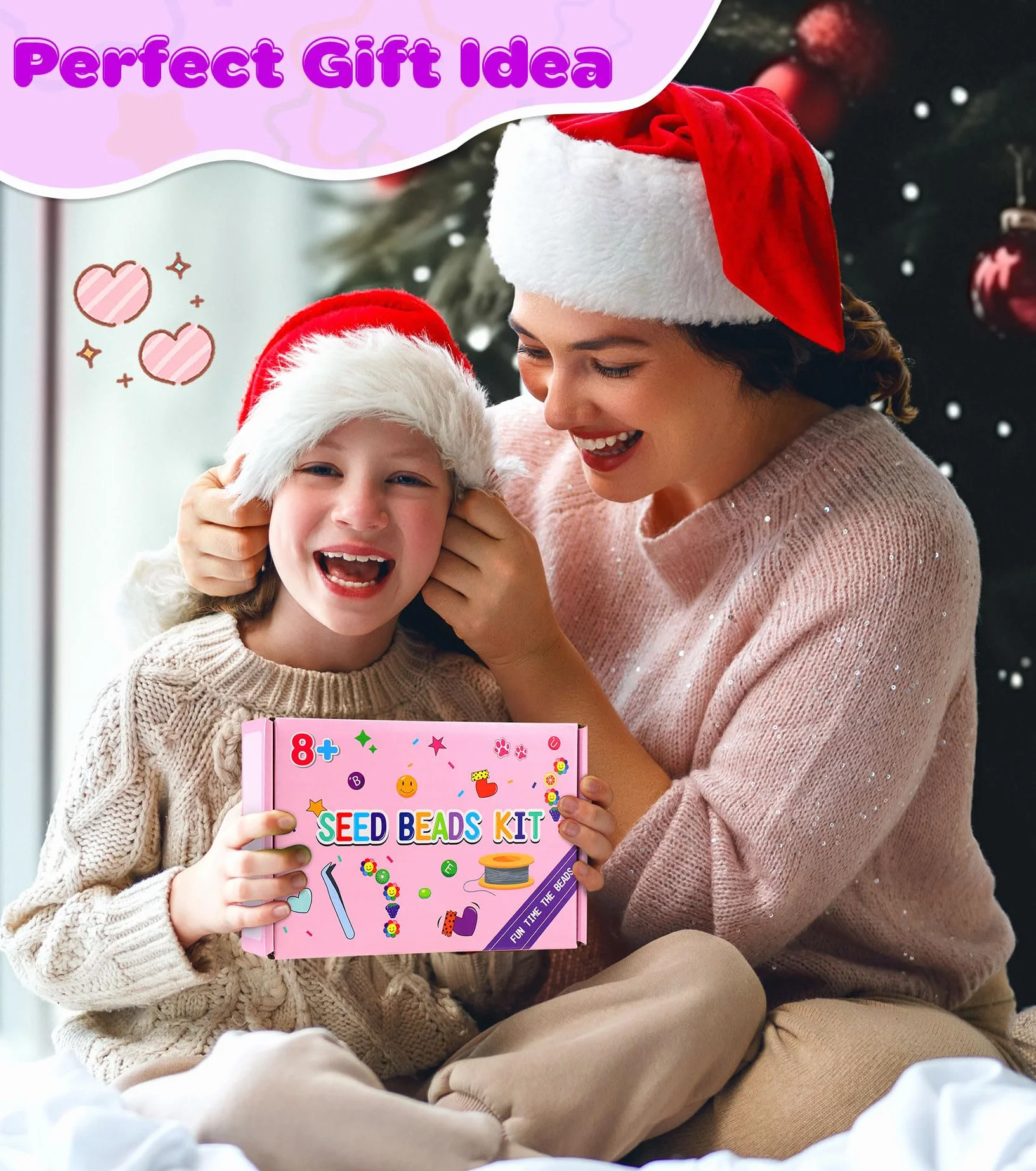 19000 Perline per Braccialetti, 36 Colori Bigiotteria Fai Da Te, Set Braccialetti Bambina, Perles d'Argile