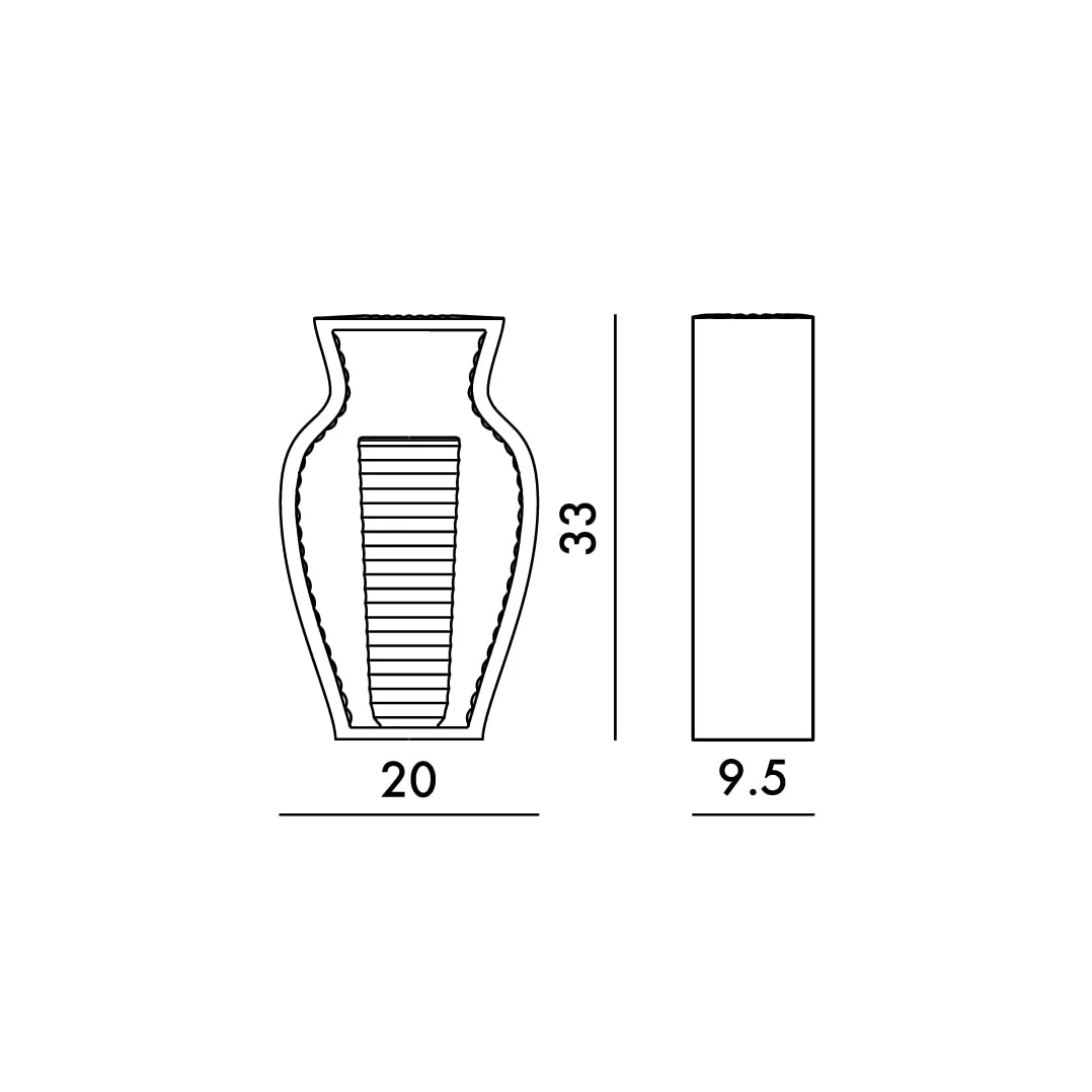 Kartell I Shine, Vaso, Trasparente
