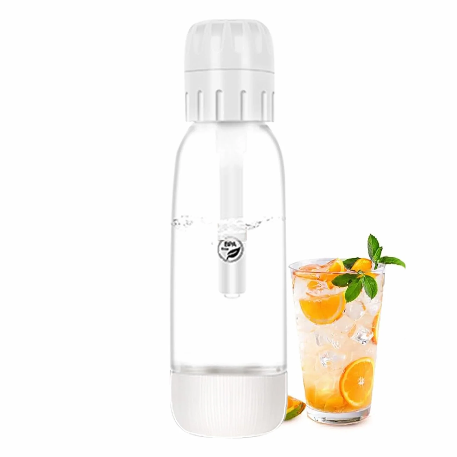 Gasatore Per Acqua Frizzante - Gasatore Acqua Frizzante Portatile - di Aromi per Drink da Esterno Viaggi Feste