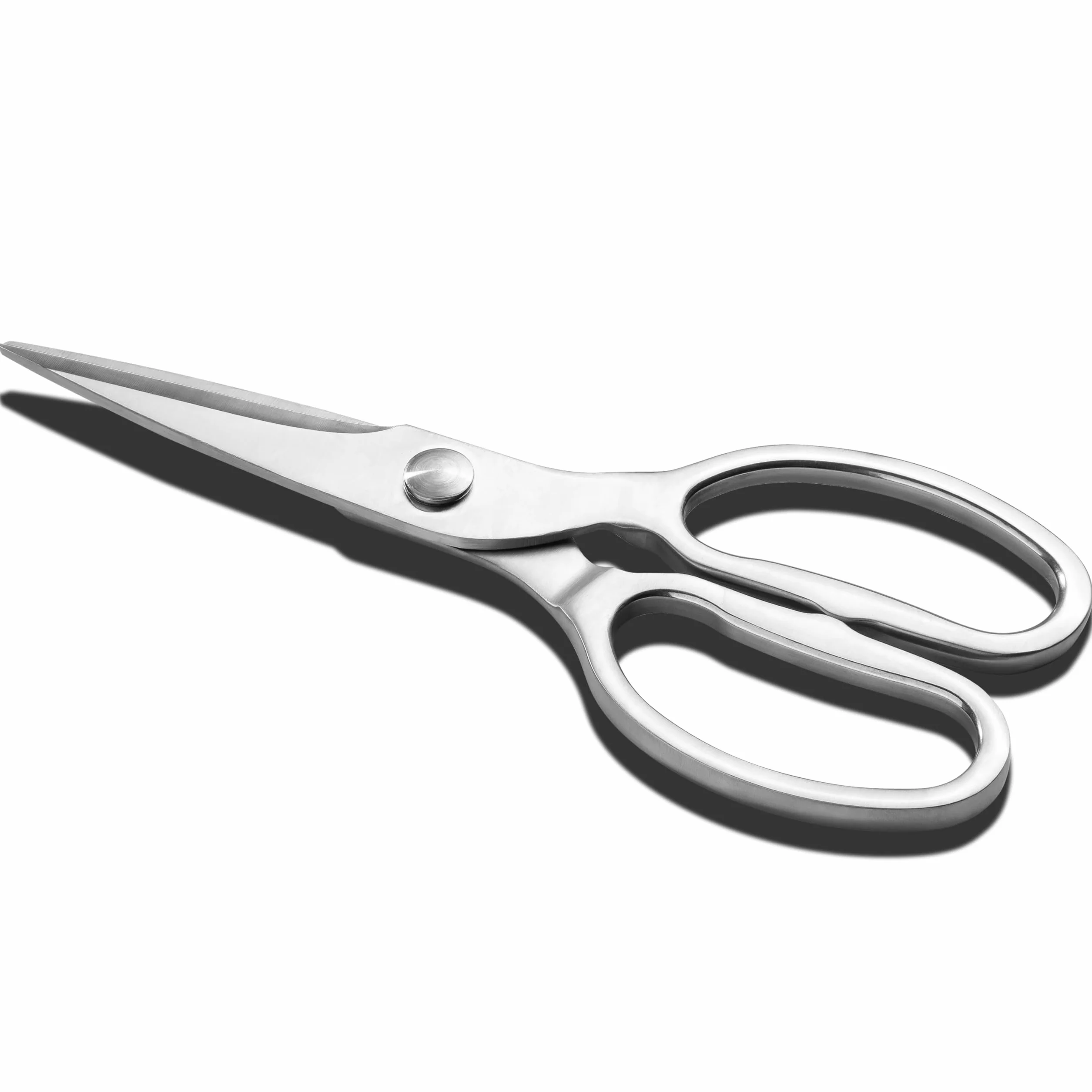 Plys Forbici da Cucina Acciaio Inox: Argento Trinciapollo Professionale Forbici Acciaio Attrezzi