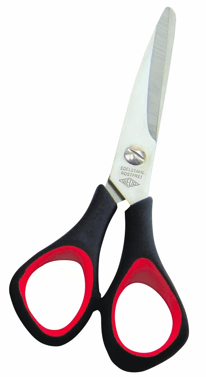 Wedo 9765 Craft Scissors Forbici universali 14 cm nero/rosso