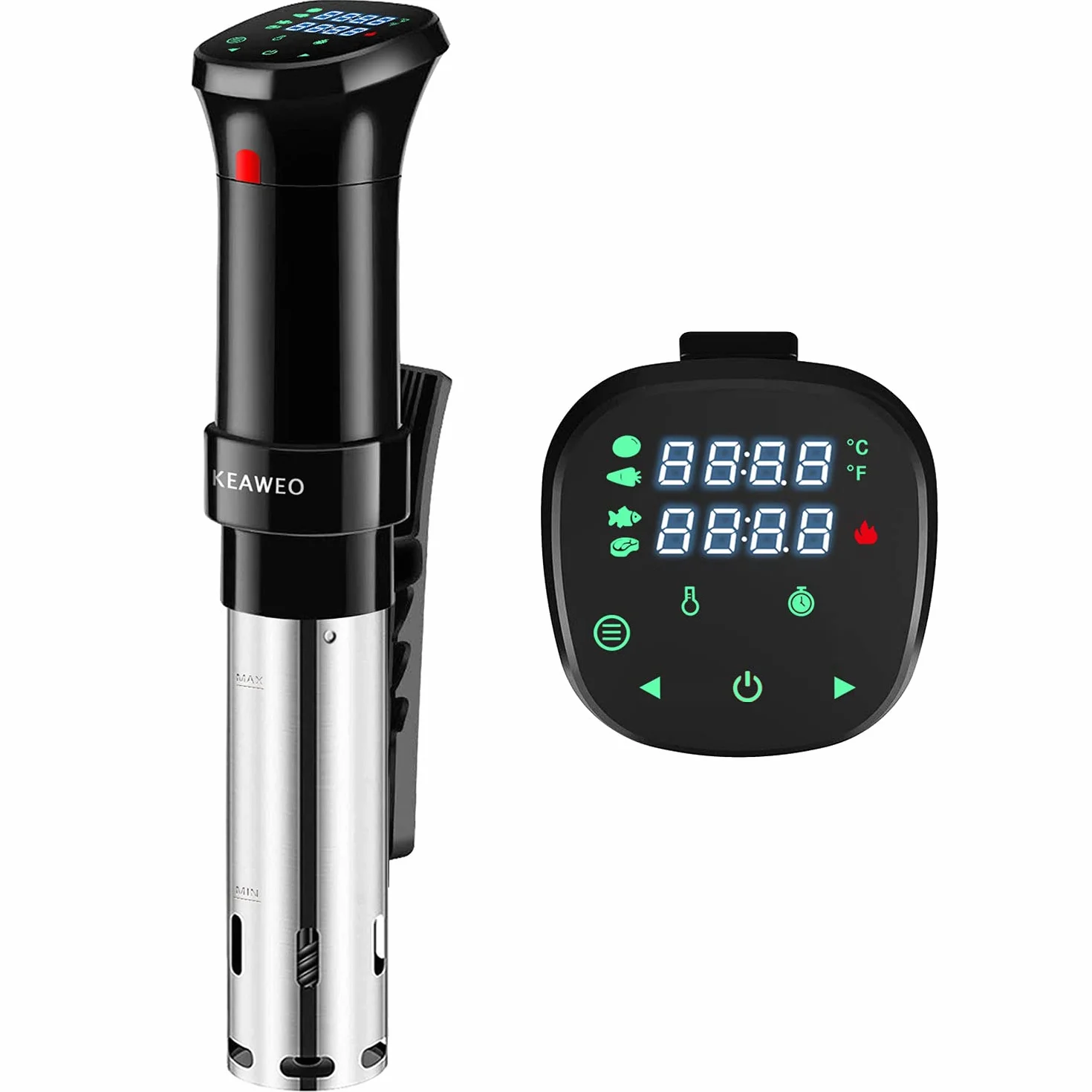 KEAWEO Sous Vide Slow Cooker Circolatore Termico 1100W Led Schermo Touch