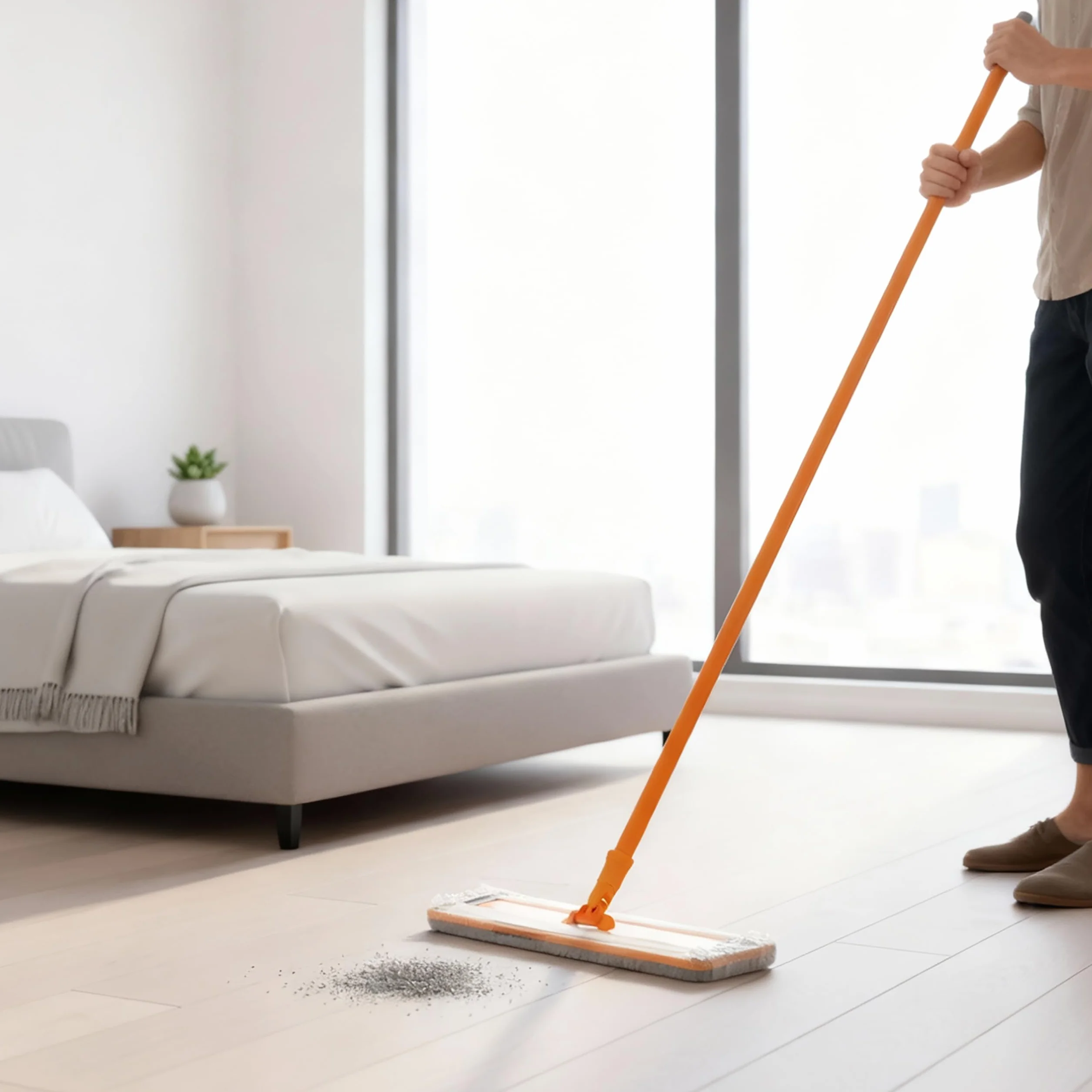 Perfetto Il Pulipolvere Scopa Pavimenti 130 cm 40 cm 3 Pezzi con Busta 20 Retine Imbevute Oli Minerali Biodegradabili