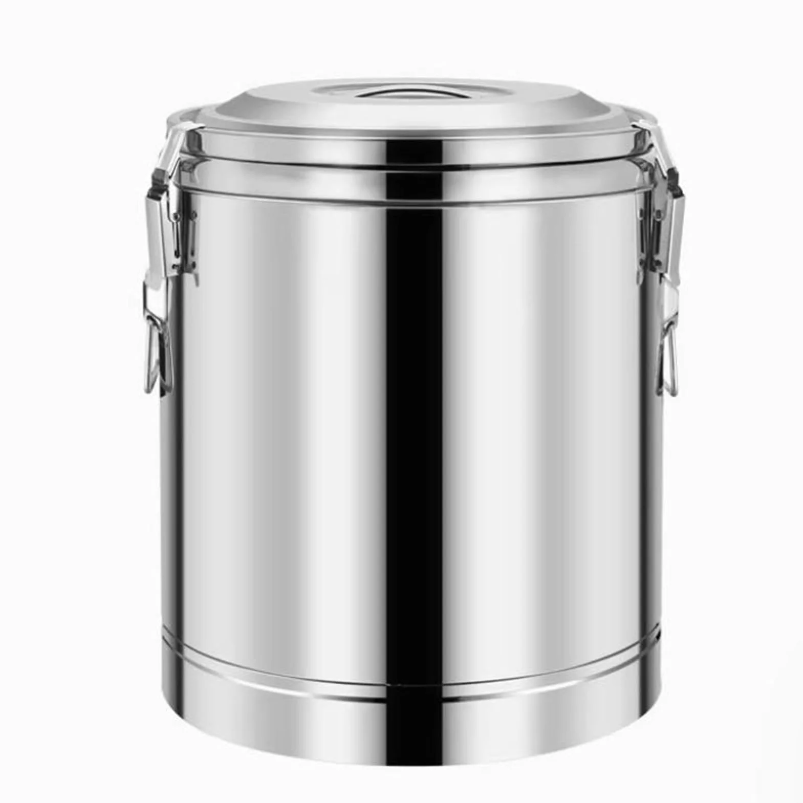 Contenitore termico, secchio isolato in acciaio inox, pentola isolata for zuppa calda, contenitore for il trasporto di alimenti in acciaio inox sigillato con coperchio for alimenti, tutti i tipi di fe
