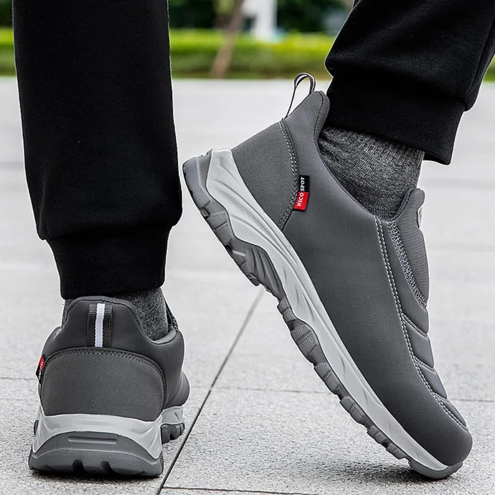 Scarpe da Trekking Slip-on da Uomo Scarpe da Lavoro Comodo Senza Lacci Sneaker Casual Unisex Uomo Donna