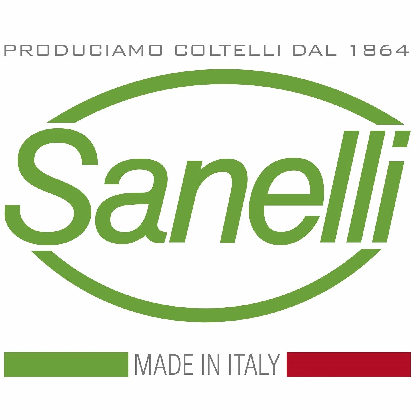Sanelli Premana Professional Forbice Cucina, Acciaio Inossidabile, Verde/Rosso, 21 x 1 x 7.5 cm