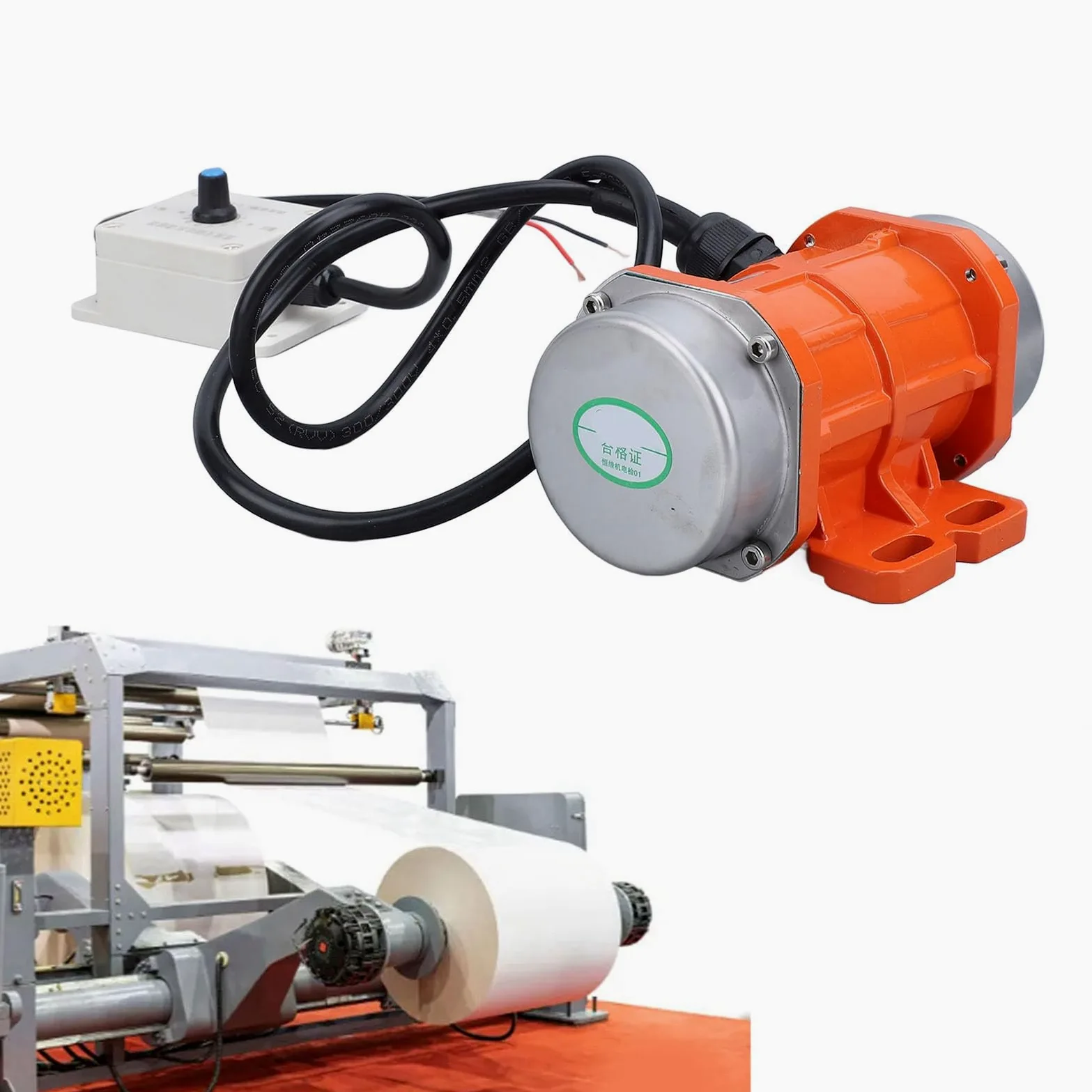 Generic Motore di Vibrazione, Motore a Vibrazione CC CC da 4000 Giri/Min Vibratore in Lega in Lega in di Alluminio con Shaker (40W)
