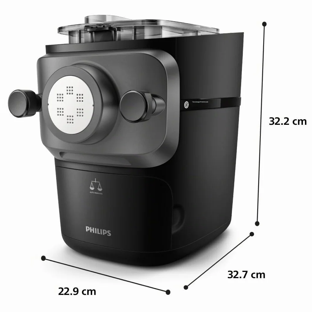 Philips Serie 7000 Macchina per la Pasta ProExtrude 8 Trafile Nero HR2665/93