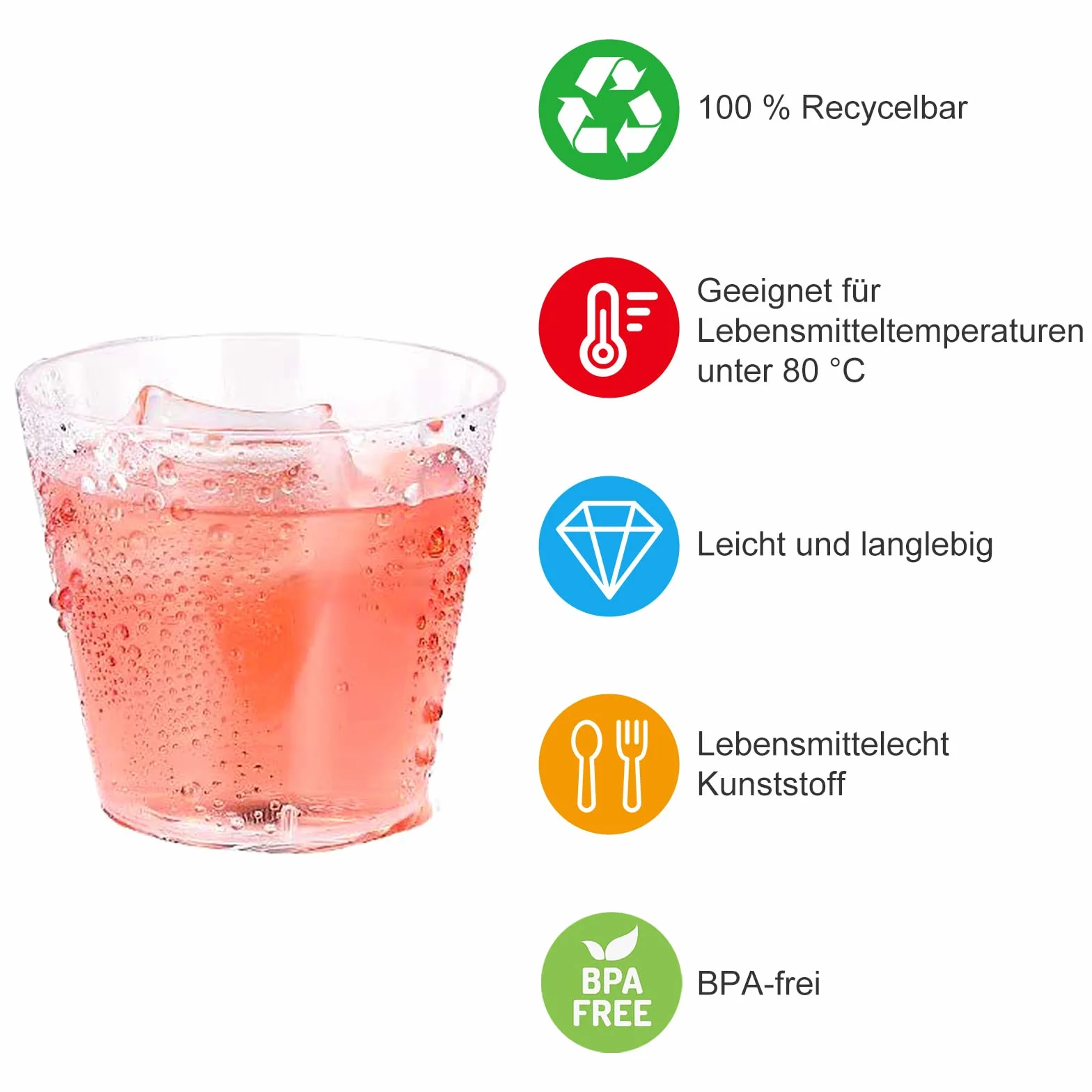 Bicchieri da Shot in Plastica 200 Pezzi, Senza Bpa, Riutilizzabili per Degustazioni