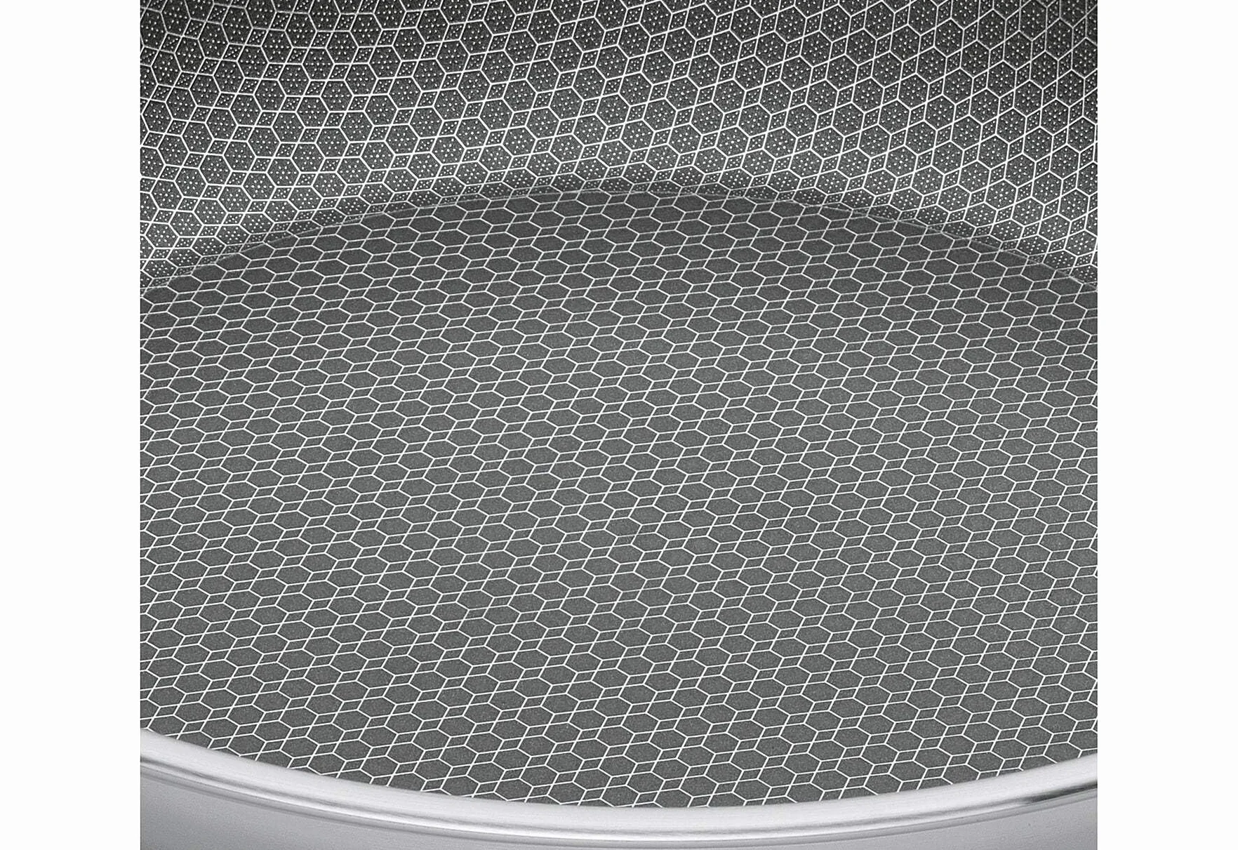 Spring Vulcano Cut Resist PURE Ø 28 cm, acciaio inossidabile, rivestimento antiaderente, 100% privo di PFAS, adatto a induzione, 5 strati, resistente ai graffi, forno