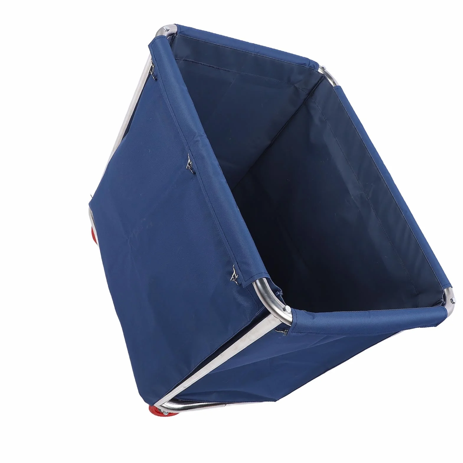 Carrello per Bucato Commerciale in Acciaio Inossidabile, con Ruote Flessibili, per Hotel e Lavanderie