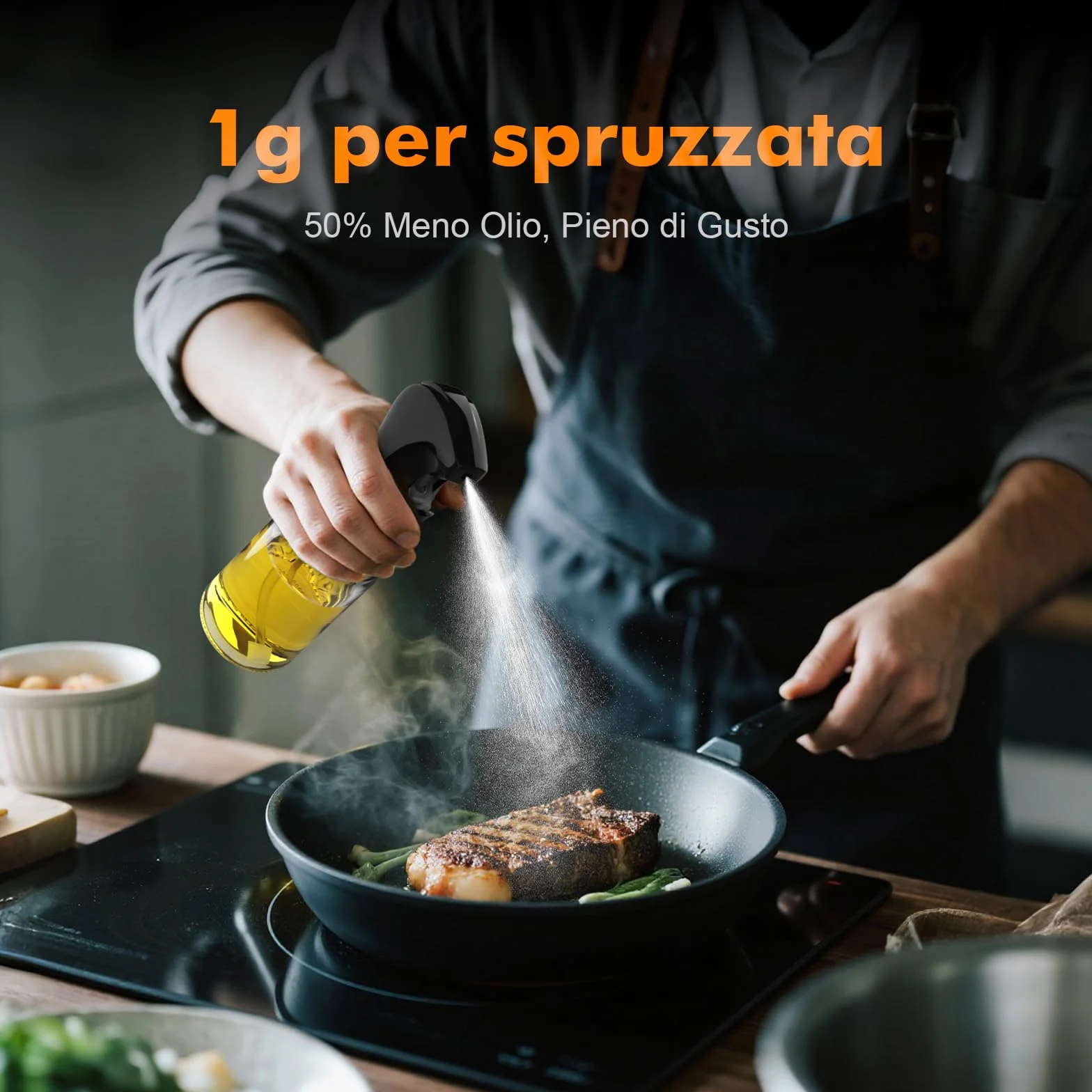 GRIFEMA Oliera a Getto Controllato 200 ml Vetro Antigoccia GE2003B