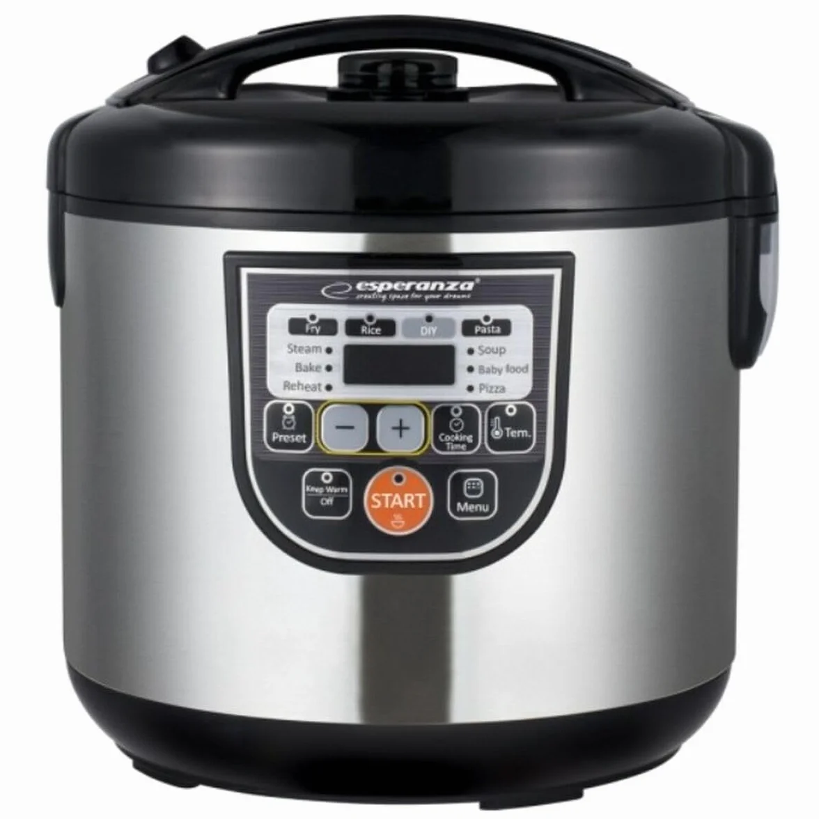 ESPERANZA EKG011 Multicooker 5L 860W Czarny Metaliczny