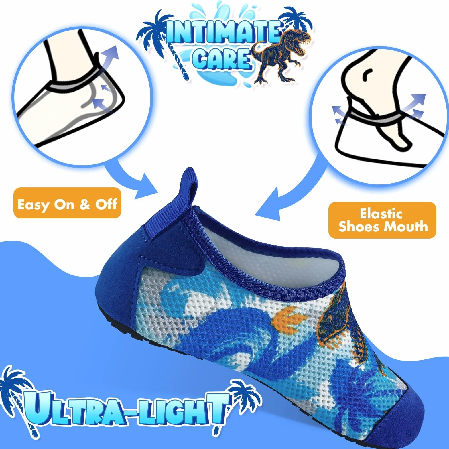 Scarpe da Acqua per Bambini Ragazzi Morbide Rapide Nuoto