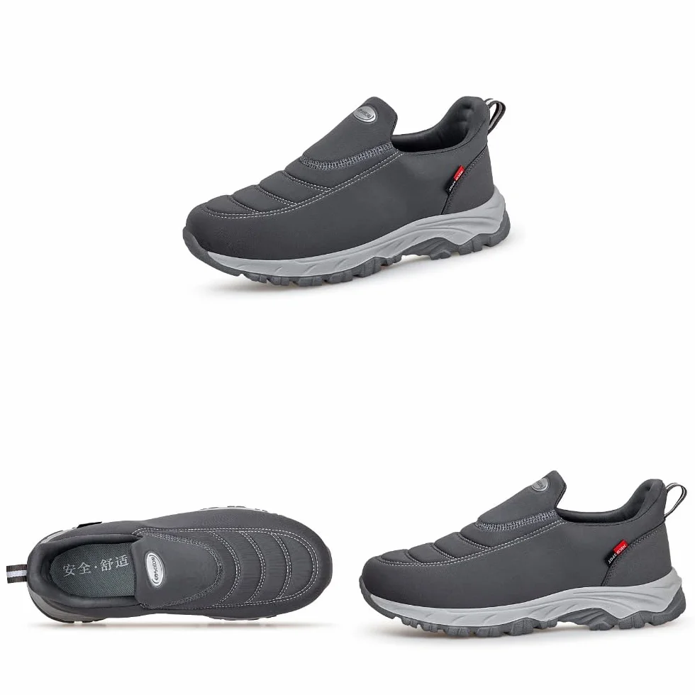 Scarpe da Trekking Slip-on da Uomo Scarpe da Lavoro Comodo Senza Lacci Sneaker Casual Unisex Uomo Donna