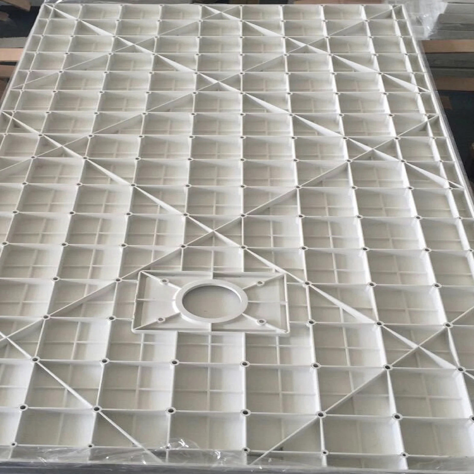 Piatto Doccia H.2,6 cm In Vetro-resina SMC Effetto Pietra Stone Ardesia Piletta Doccia Inclusa (80x140 h 2.6cm, Bianco)