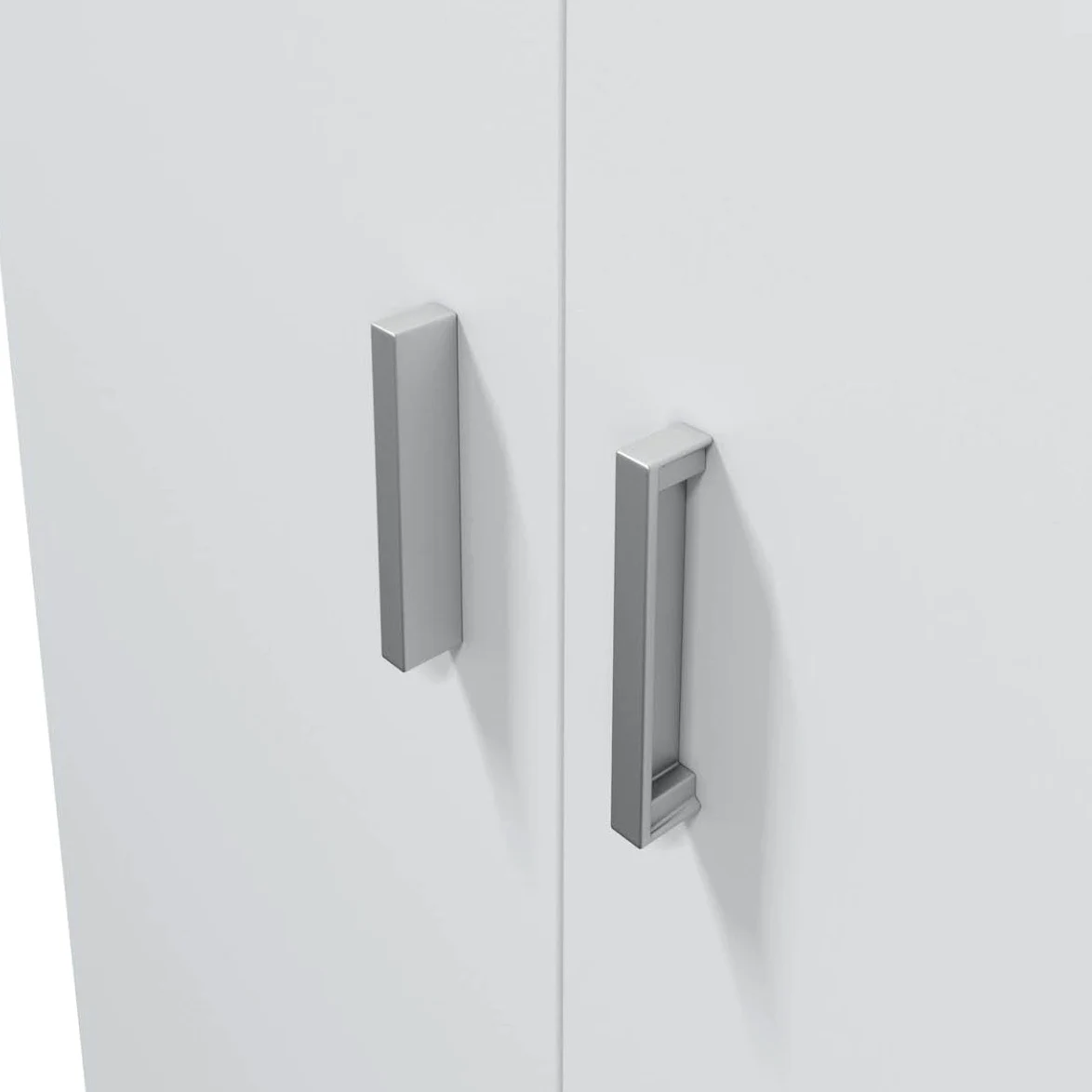 Trentiner Armadio portascope con 2 ante e 2 ripiani regolabili in altezza e estraibili salvaspazio H: 108 cm L: 55 cm rovere | Creta