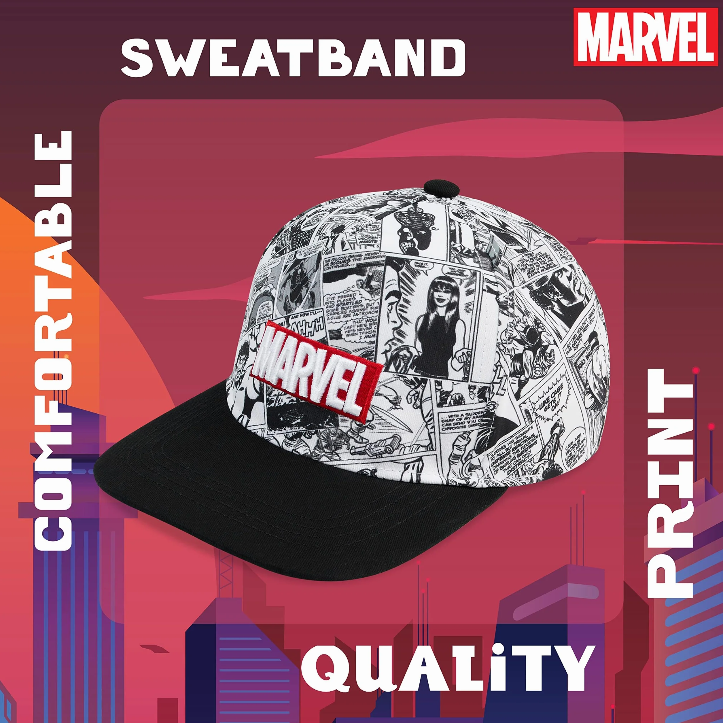 Marvel Cappello Bambino Regolabile Visiera Baseball Gadget Ufficiale Estate