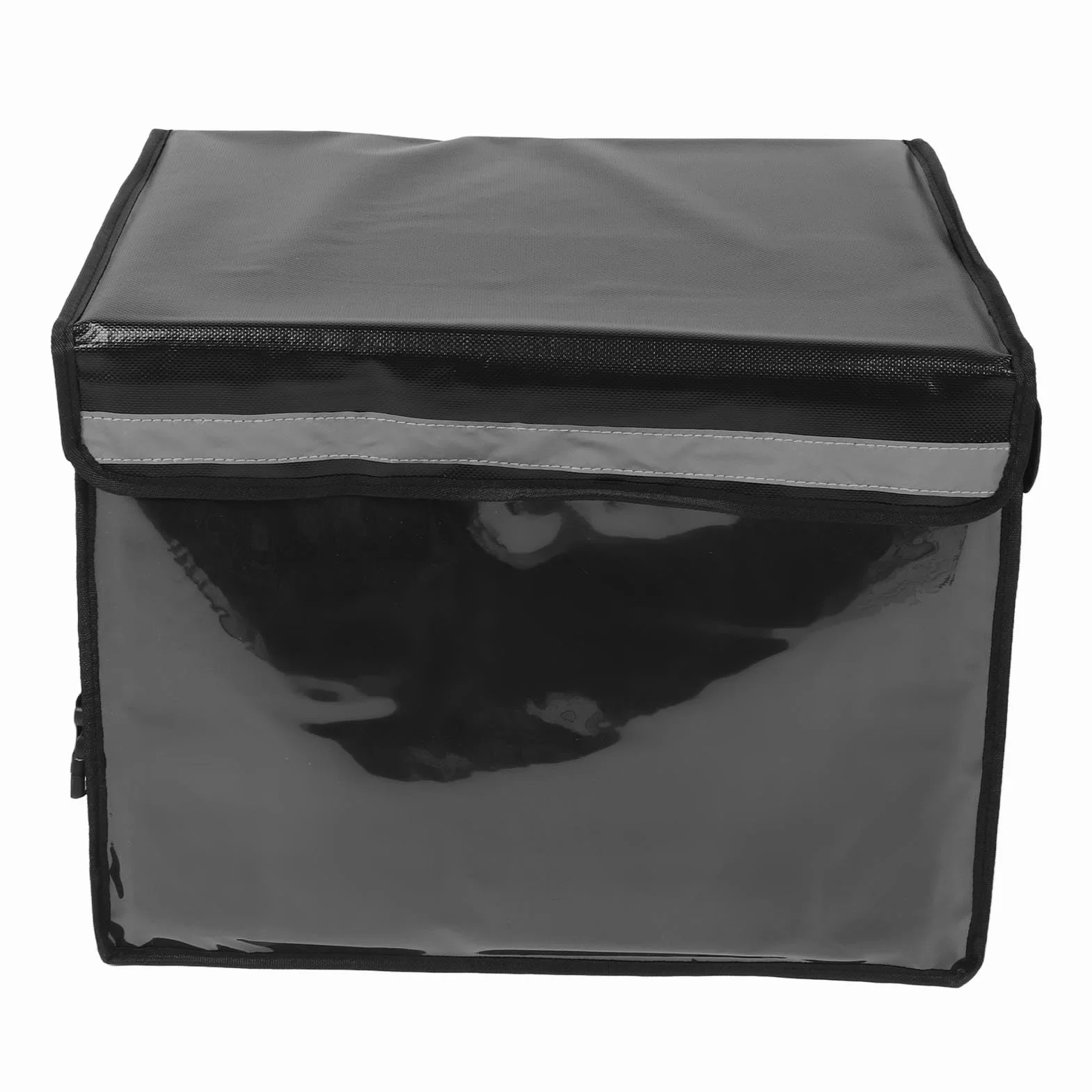 Domary Borsa Termica per la Consegna degli Alimenti Borsa per la Spesa Isolata di Grande capacità con Cerniera Superiore Il Servizio di Consegna Pasti Caldi e, Viagg