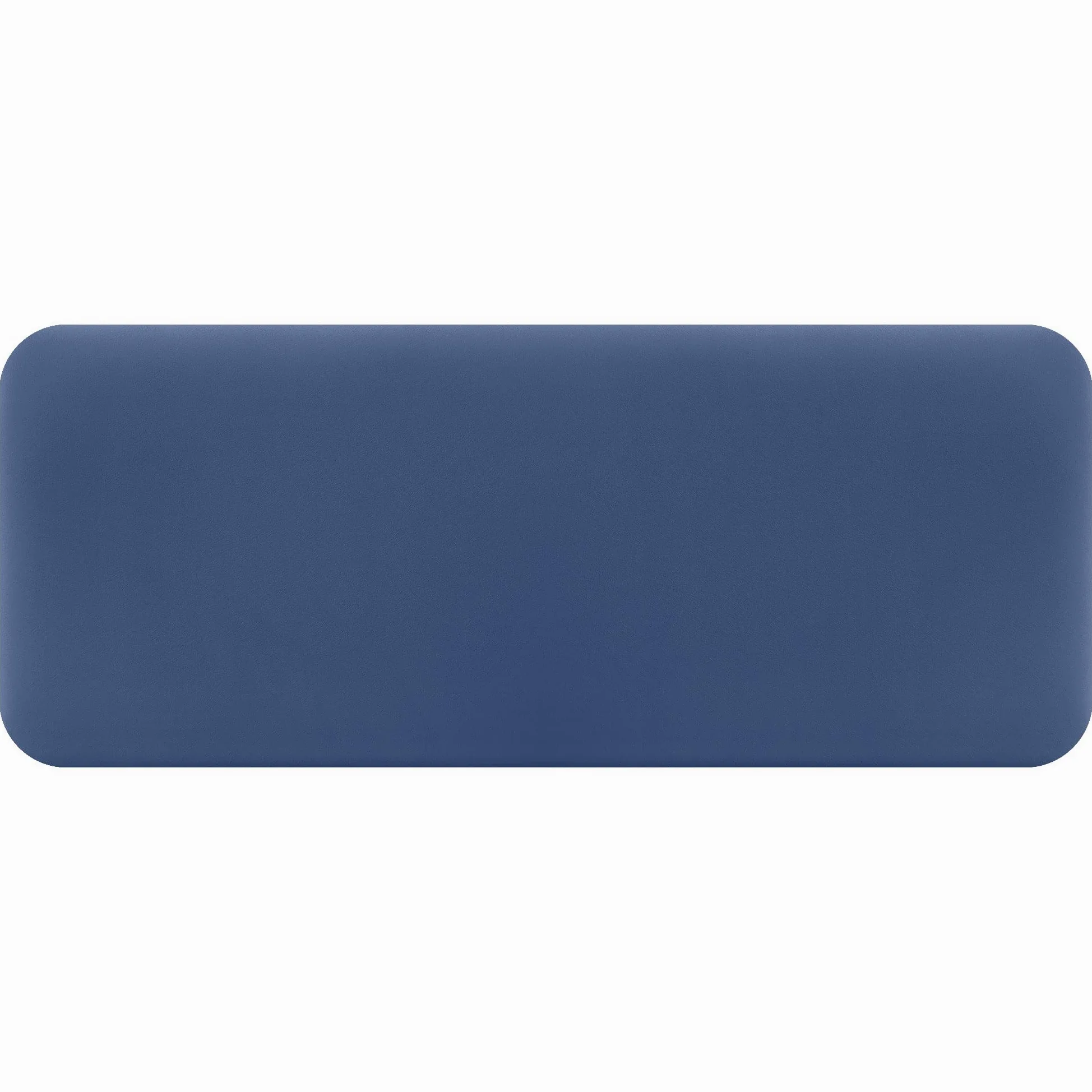 DHOME Testata Imbottita Liscia Arrotondata in Similpelle per Parete Acustica Testate Fonoassorbenti Testiera Letto Camera da Letto (Blu, 160cm)