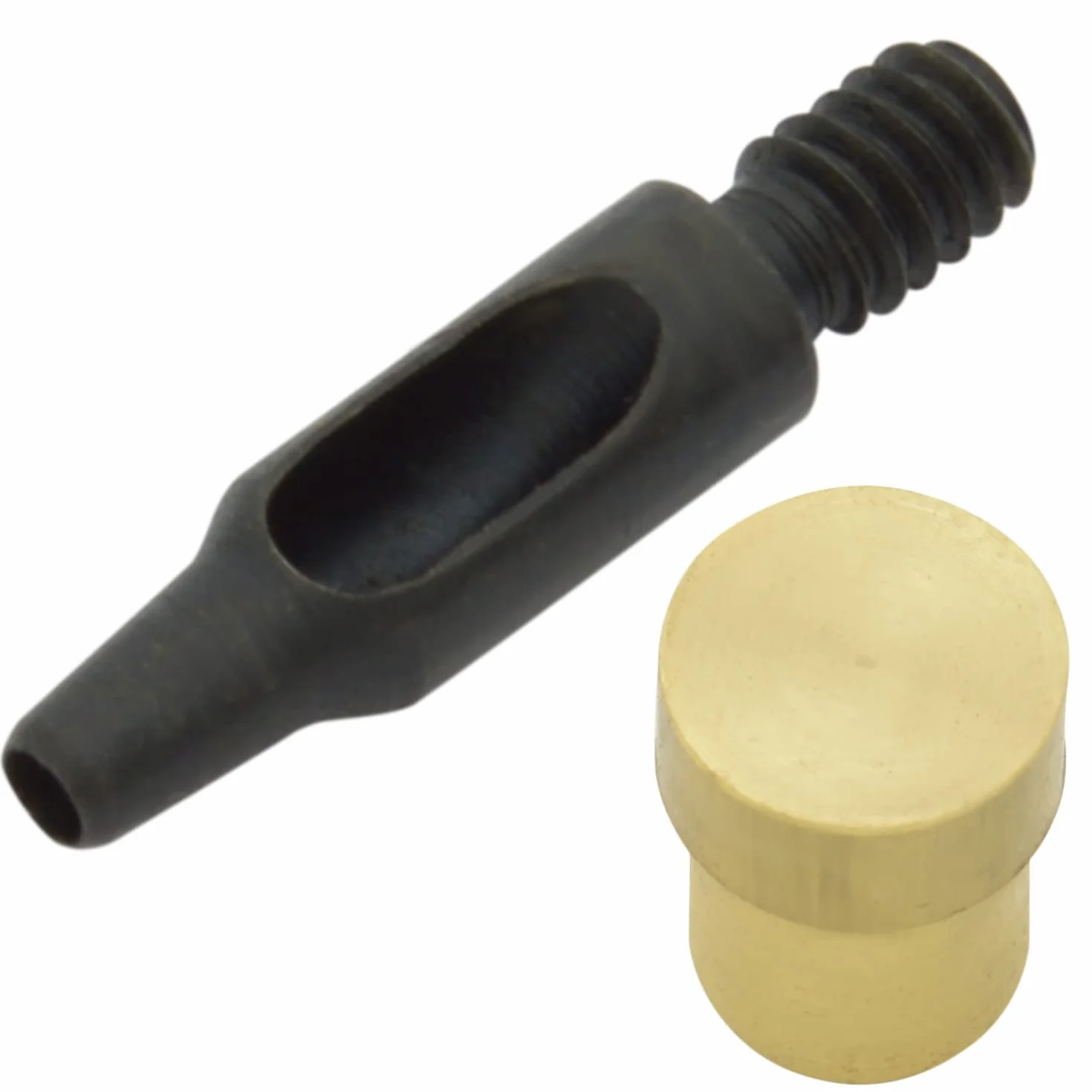 Getmore Crafts Set di pressa per rivetti con pressa a leva, utensile per rivetti e 50 rivetti a doppio testa da 12 mm, anticato, in acciaio | Pressa manuale | Fai da te | Per pelle, vestiti, jeans