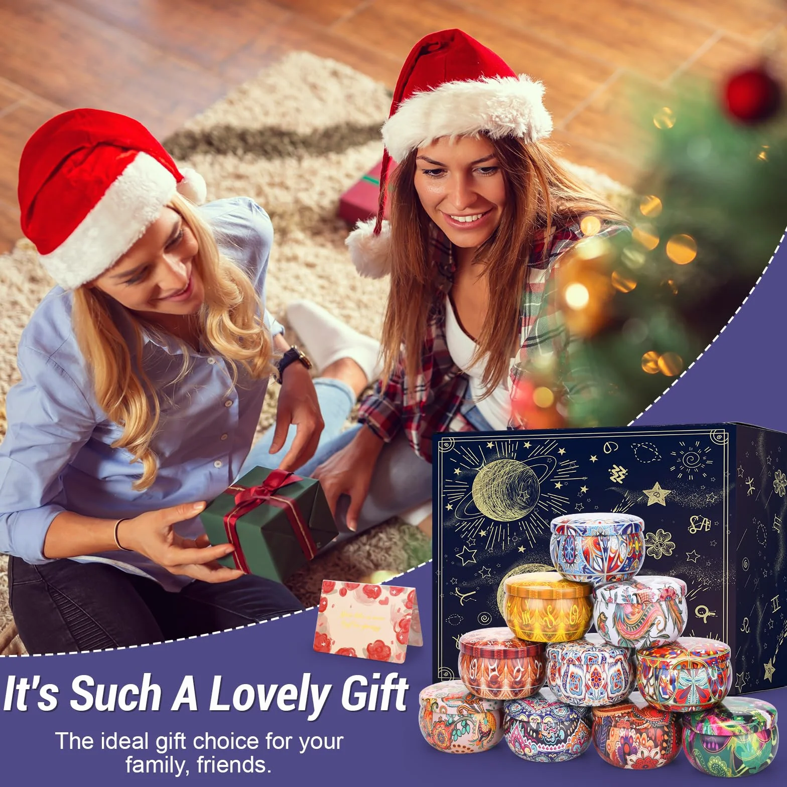 IGUGI Set di candele fai da te 10 barattoli con accessori