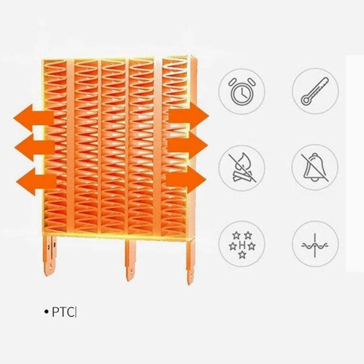 Stufetta Riscaldatore elettrico adorabile Riscaldatore a ventola per animali a forma di maialino Riscaldatore a ventola elettrico portatile mini silenzioso per Ventola riscaldante portatile