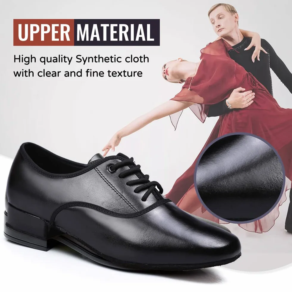 Scarpe Ballo Latino Uomo Chiuse da Sala Salsa Model LHD401