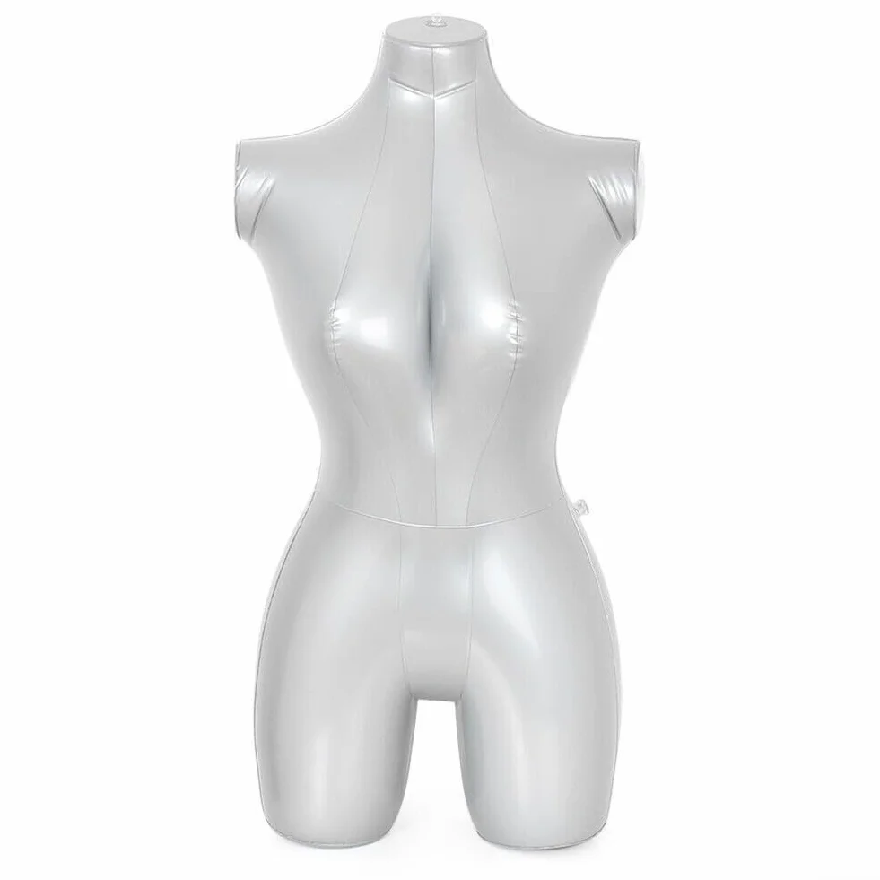 Manichino femminile mezzo corpo, Espositore portatile per abbigliamento, Busto fittizio
