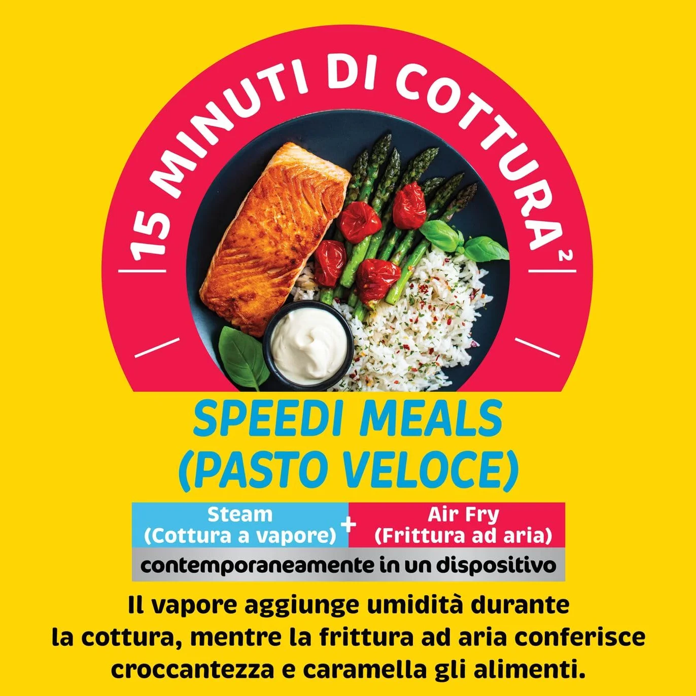 Ninja Speedi Pentola Elettrica Rapida 10 in 1 Friggitrice ad Aria 5,7L Nero ON500EU
