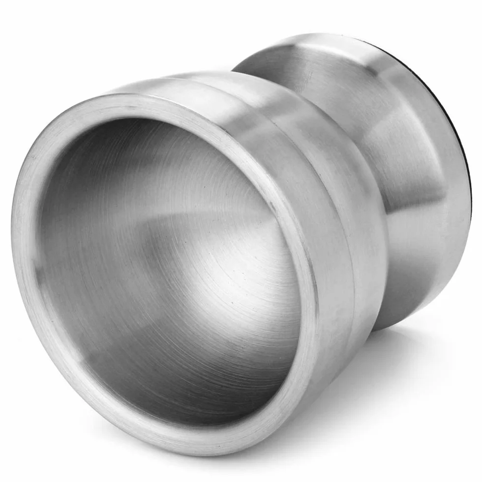 18/8 Doppio In Acciaio Inox Pillola Crusher Food Safe Spice Grinder Mortaio e Pestello Piedistallo Set Ciotola Pesto Polvere Aglio Press Pot Herb Mills Tritacarne