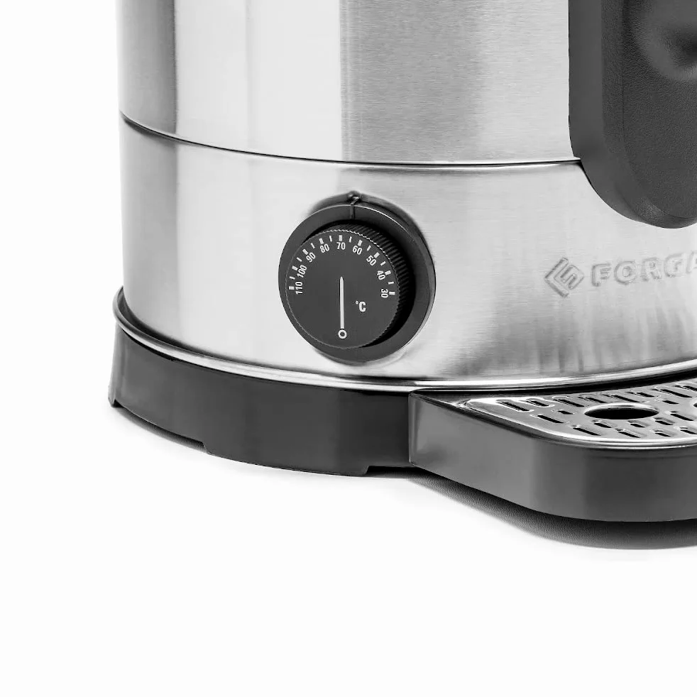 Erogatore di Acqua Calda 15 Litri, Acciaio Inox, Bollitore Acqua Professionale con Rubinetto, Distributore Macchina per Bevande Calde, Tè, per Hotel, Catering, Ristoranti, 1600 W