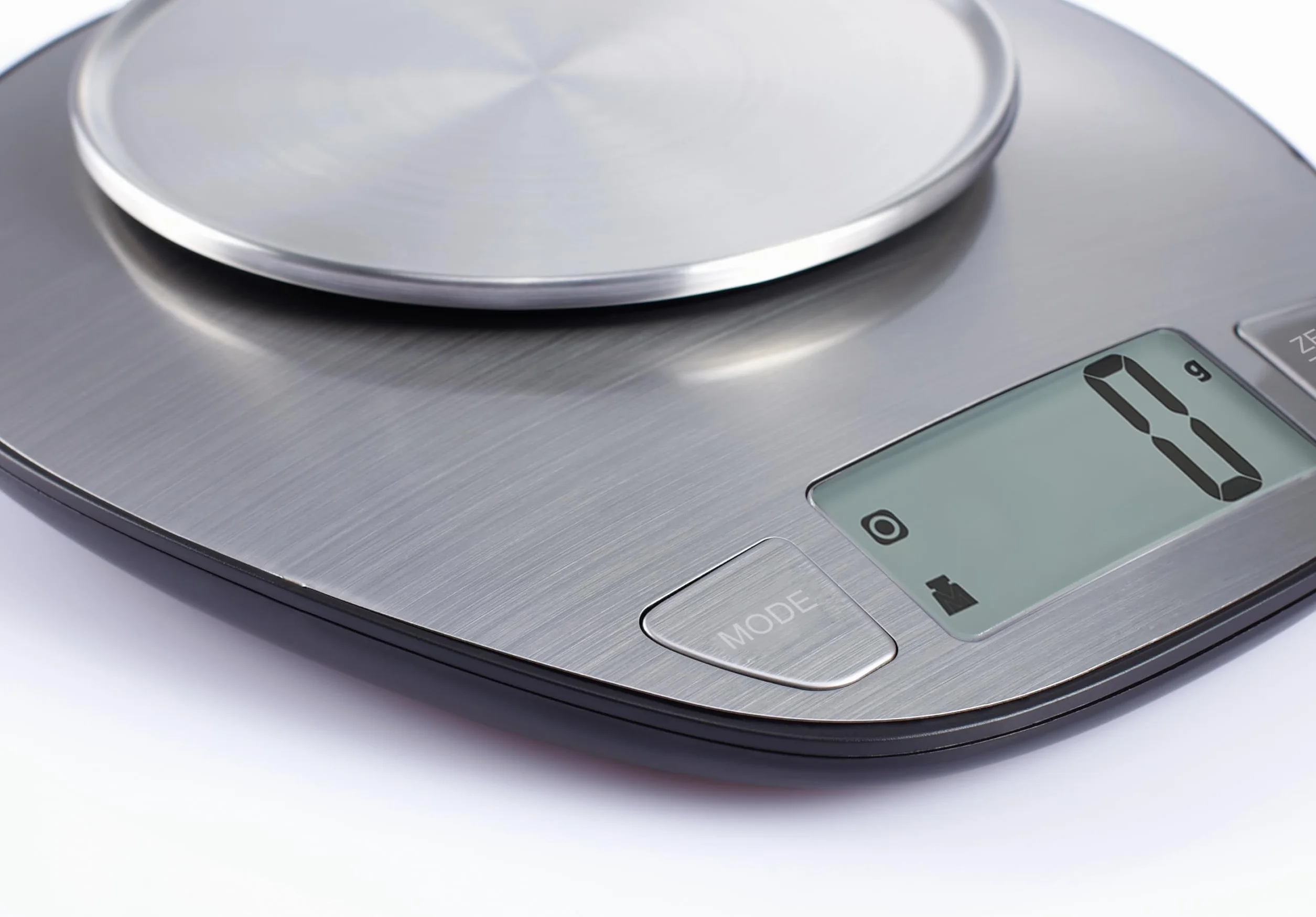 Exzact Bilancia da cucina digitale in acciaio inossidabile - Bilancia con Ciotola Rimovibile - Funzione Tara - Max Capacità 5 kgs - Bilancia da Cucina Elettronica