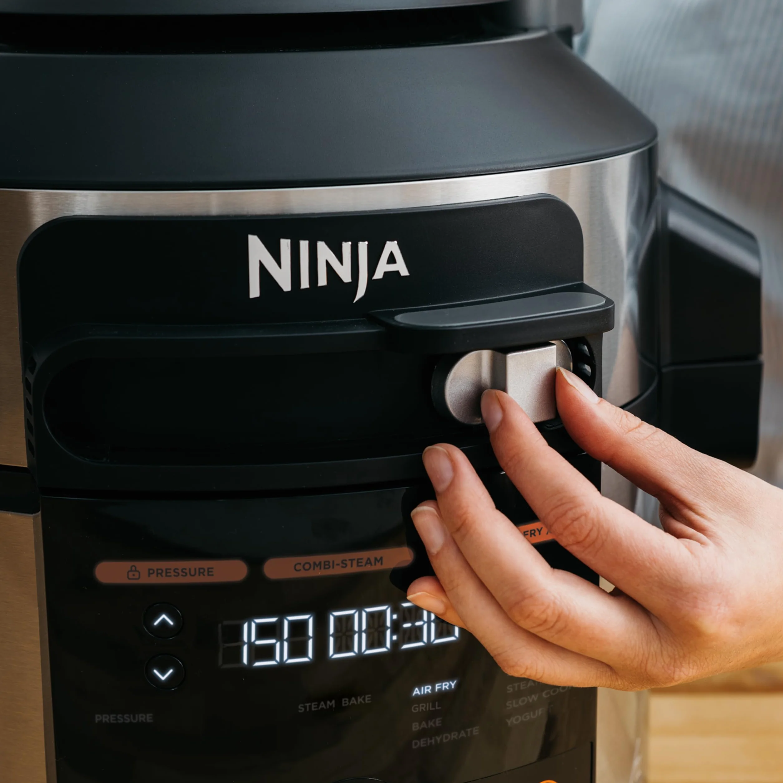 Ninja Foodi MAX Multicooker 7.5L Coperchio SmartLid 12 Funzioni Acciaio Inox OL650EU