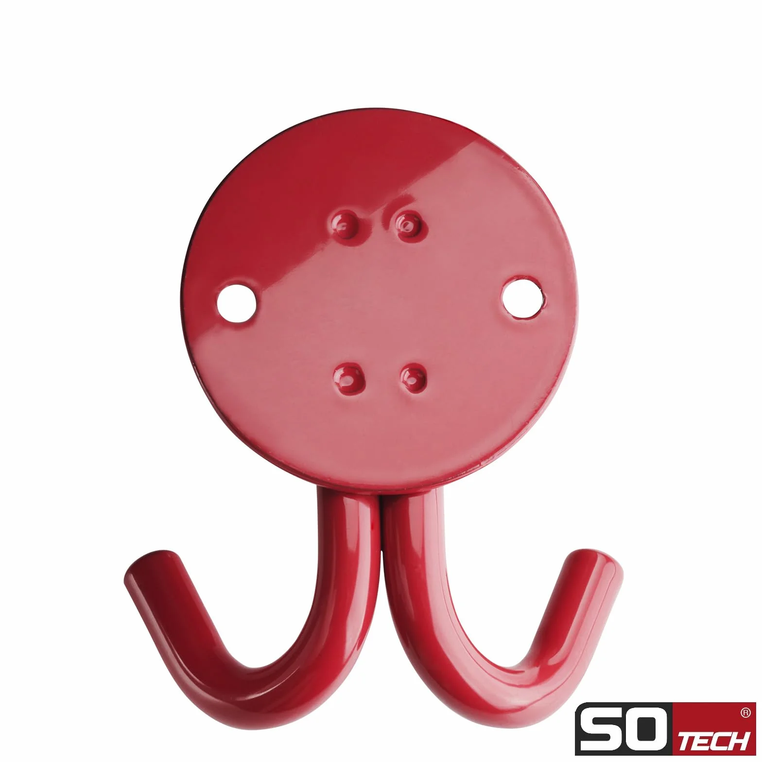 SOTECH Appendiabiti ELEN 65 x 78 x 33 mm acciaio rosso Gancio a parete