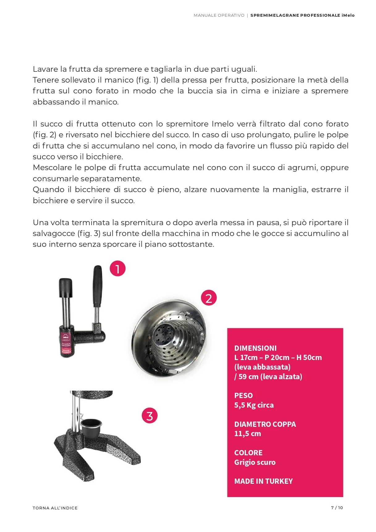 Spremi melograno e spremiagrumi manuale professionale - spremi melagrane, arance, limoni e tutti i tipi di frutta - senza elettricità