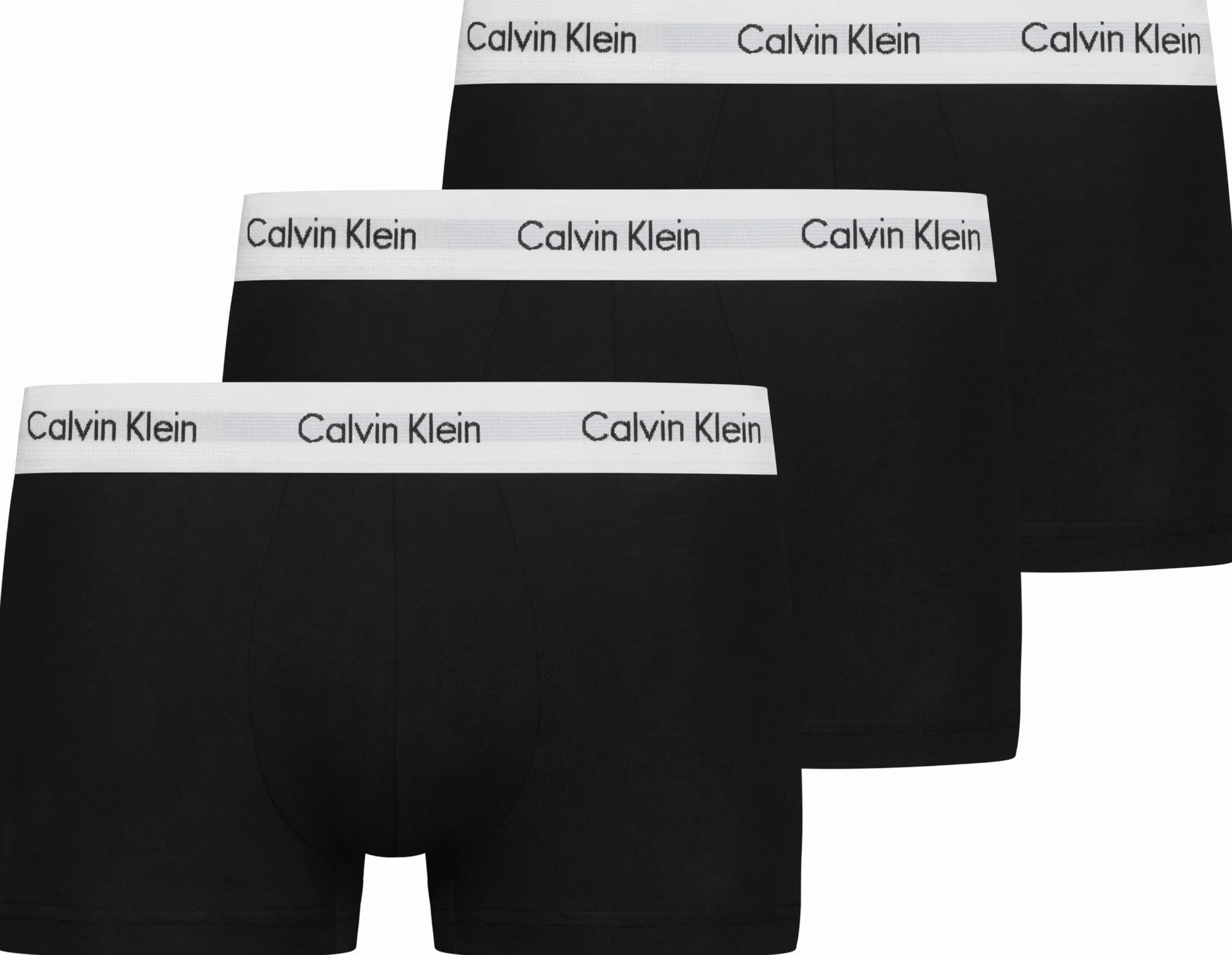 Calvin Klein Boxer Uomo Hüft-Shorts Baumwoll-Unterhosen Stretch 3er Pack XS-XL