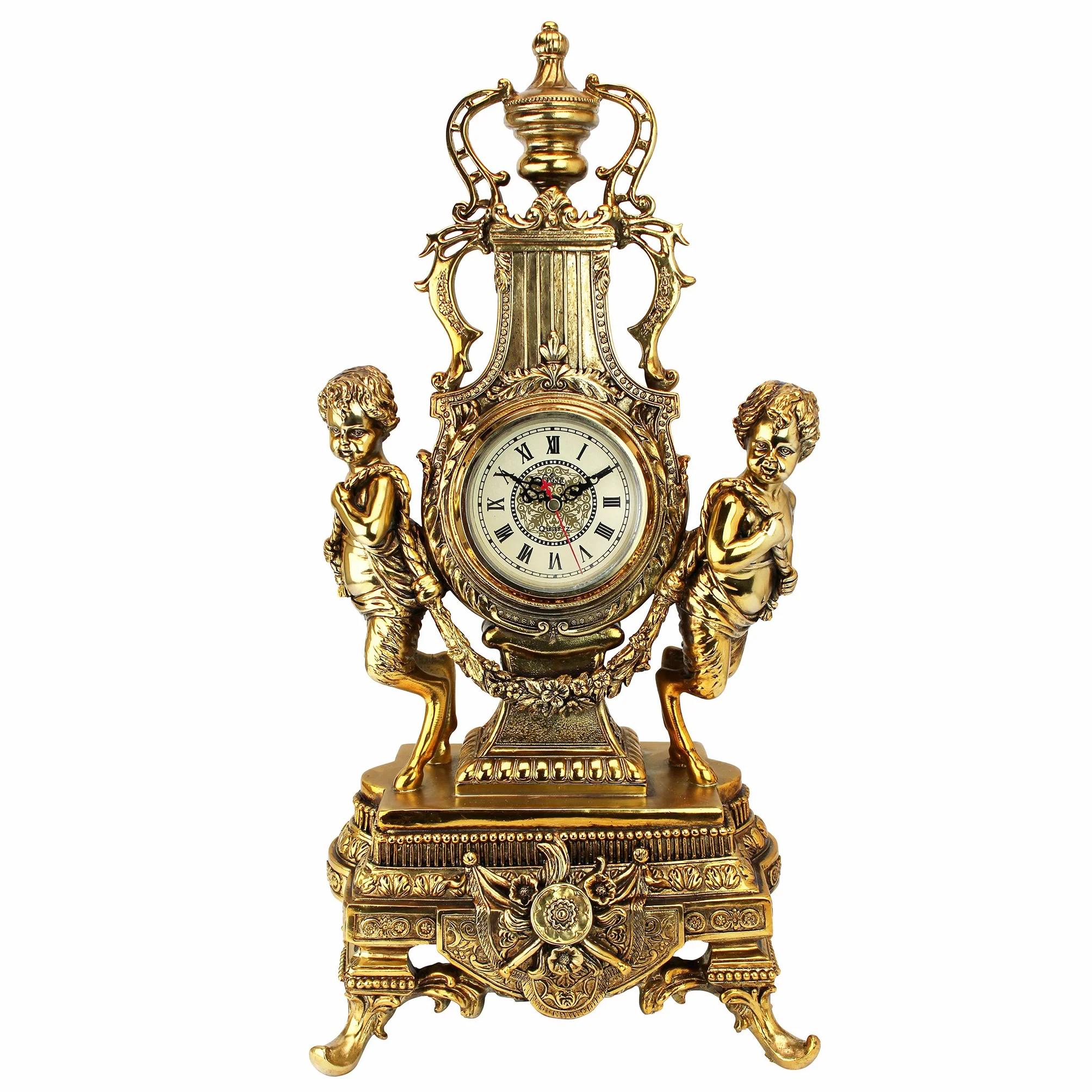 Design Toscano KY026 Orologio Grande Château Beaumont, Oro