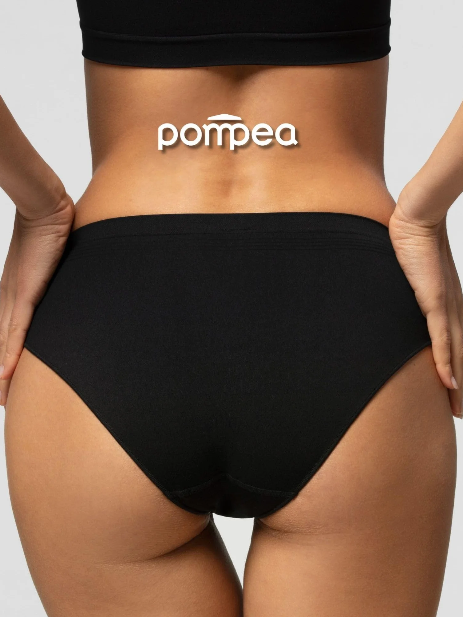 POMPEA 5 Paia Slip Donna in Morbida Microfibra, Mutande Donna Senza Cuciture Elasticizzate