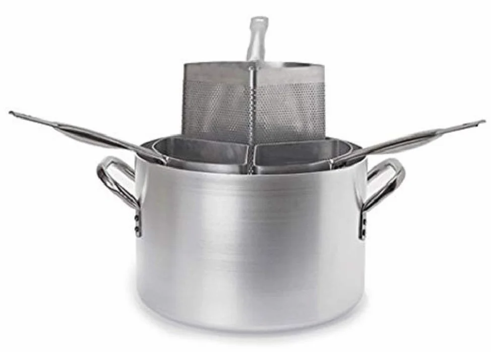 Ballarini Professionale 7036.36 Cuocipasta 3 Spicchi, Alluminio, Grigio, 36 cm