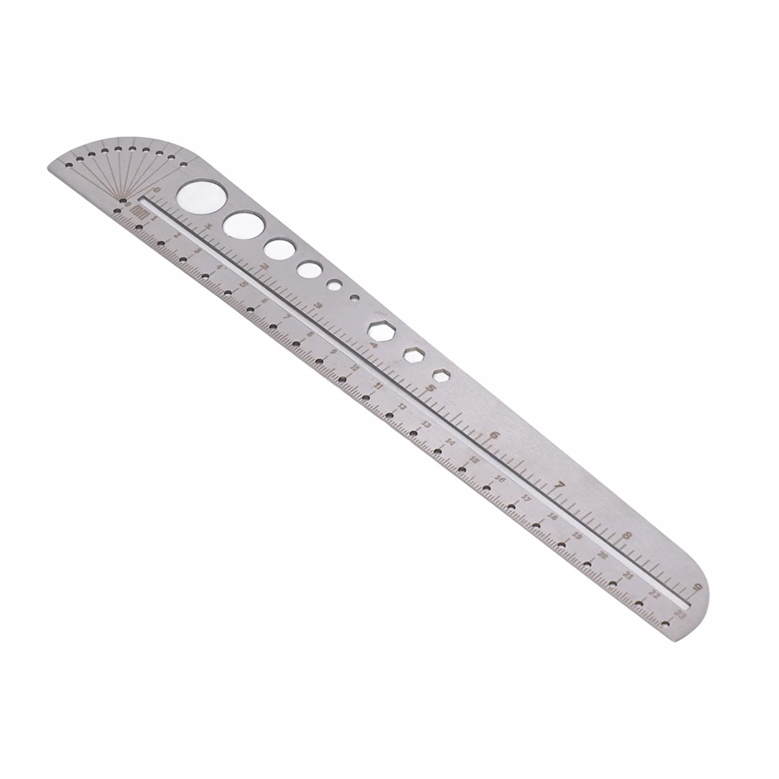 Righello in Acciaio Inossidabile 10,55 x 1,5 Pollici Strumento di Misurazione