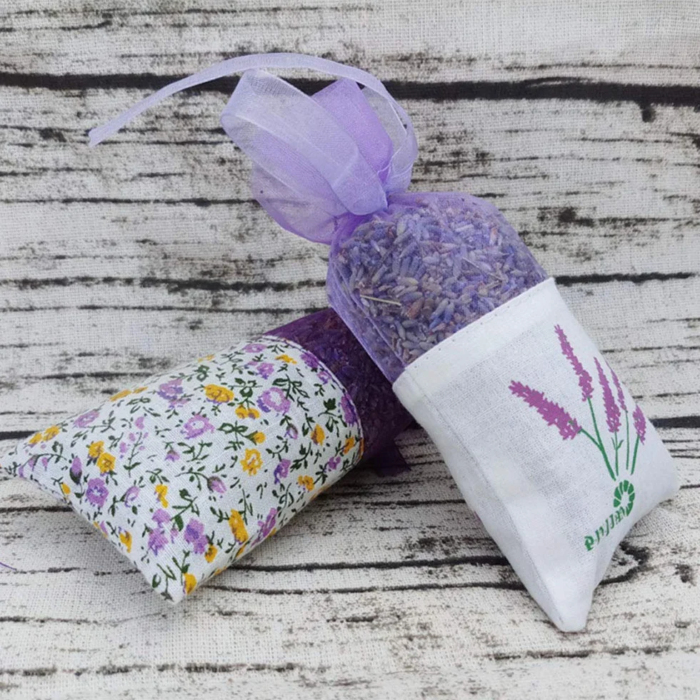 24 Pezzi Sacchetti di Lavanda bustina Sacchetti Vuoti Viola Garza di Coulisse di Cotone per Lavanda, spezie ed Erbe