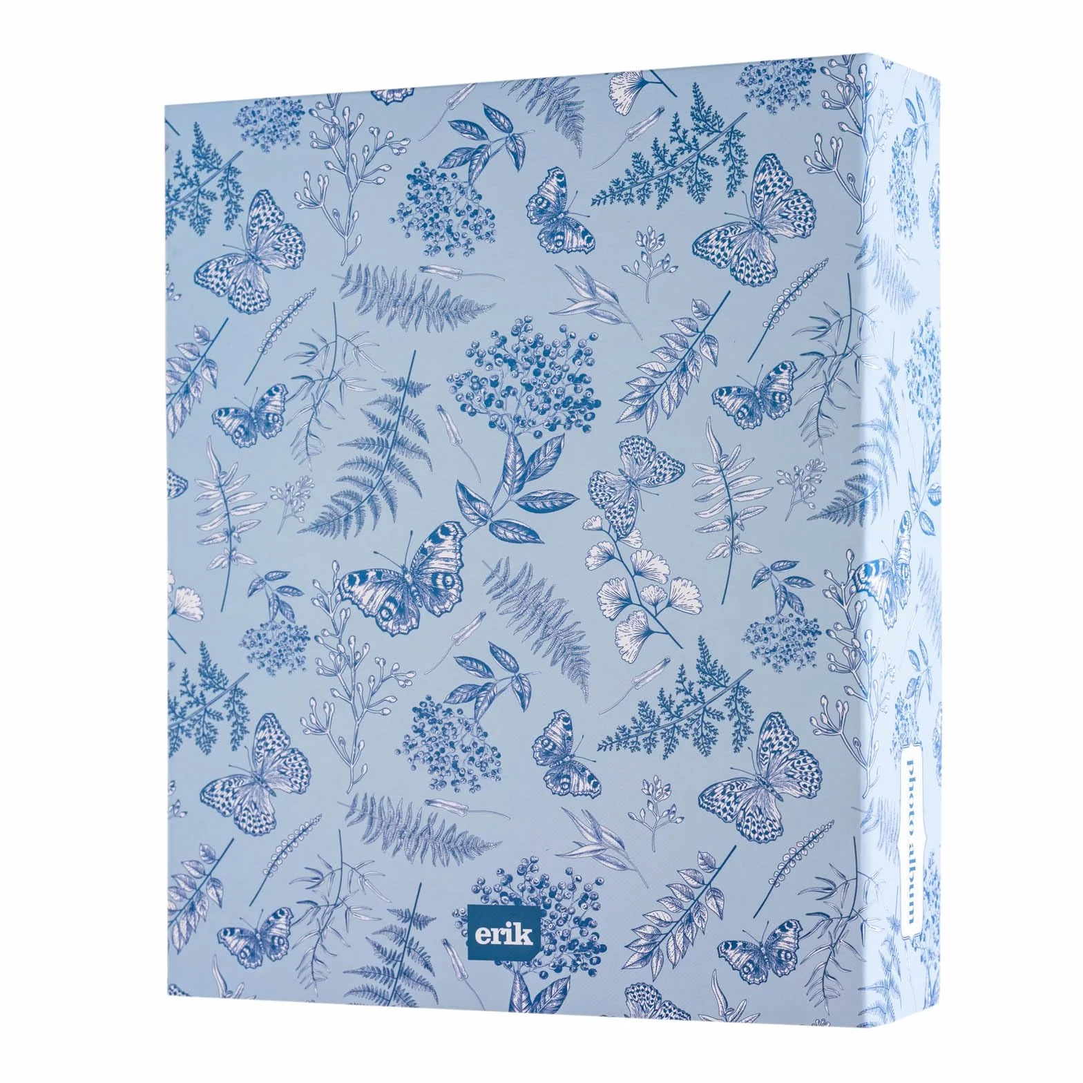 Grupo Erik Album Fotografico Blue Botany - Album Foto 13x20 cm con 304 Tasche Copertina Rigida e Compatibile con Foto 10x15, 13x18 o 13x19
