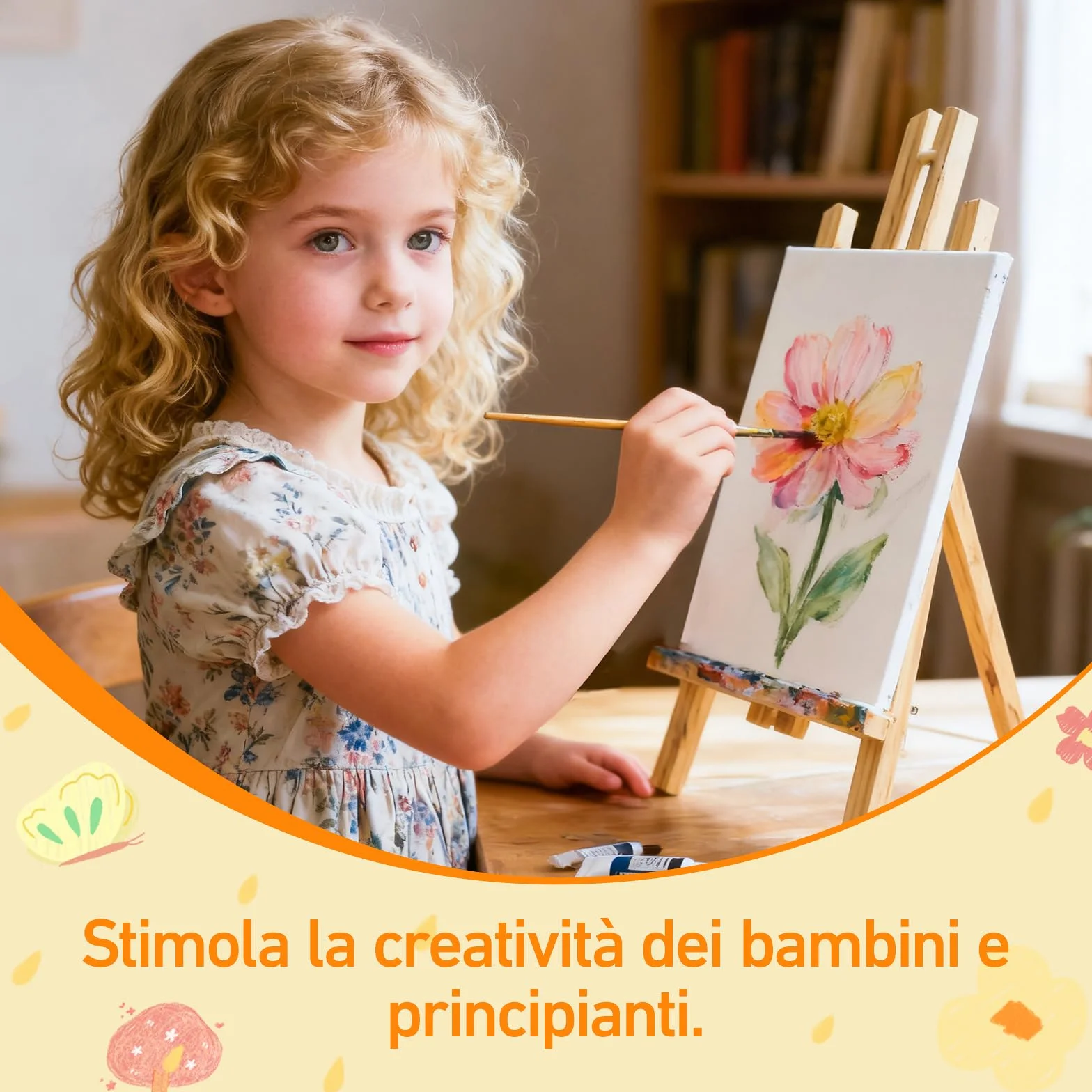 Cavalletto da Tavolo in Legno per Bambini Pieghevole 30 cm 40 cm Pino Massiccio 2 Pezzi