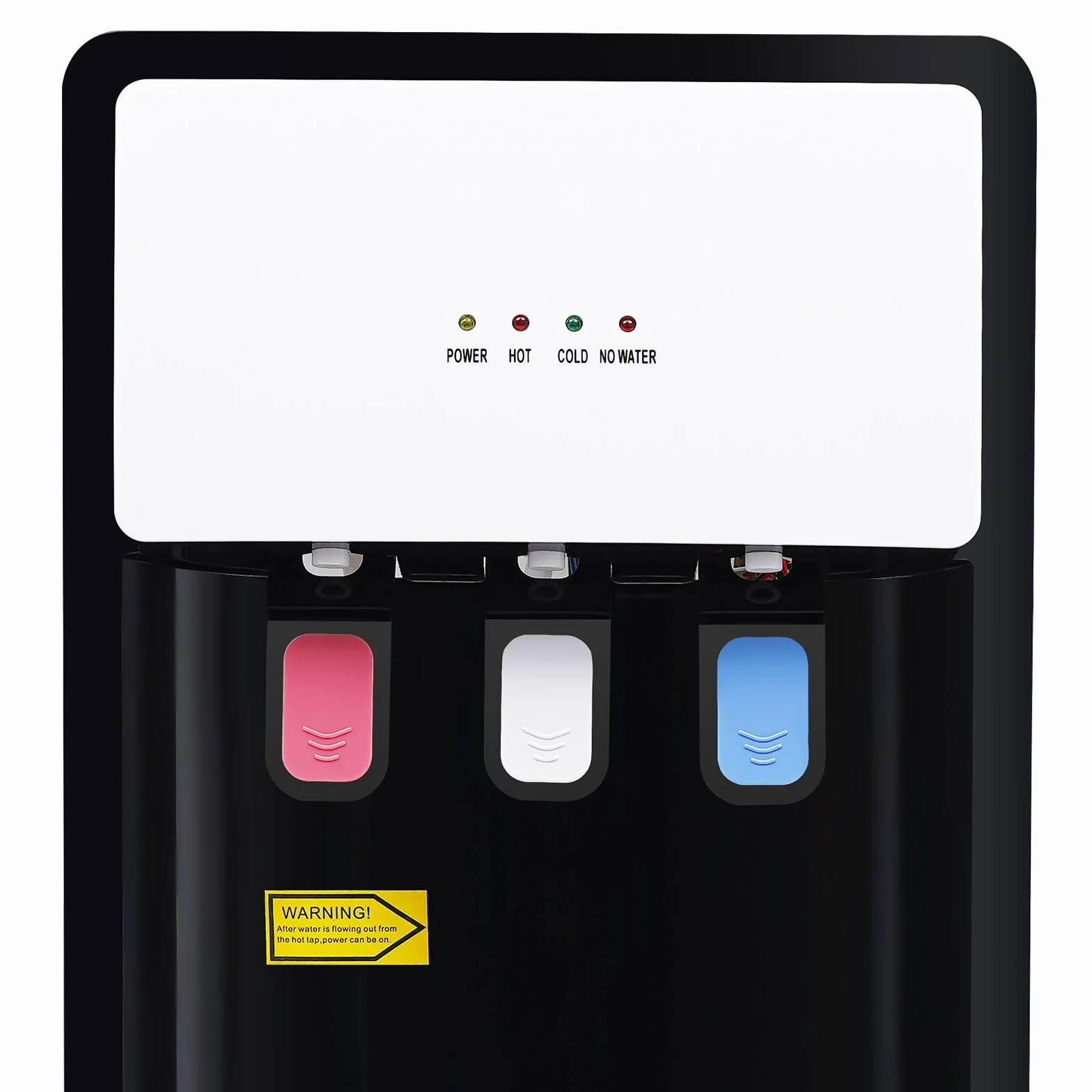 Dispenser d'acqua da banco 550 W 3-in-1 acqua fredda calda tiepida con protezione anti-funzionamento a secco riempimento dal basso