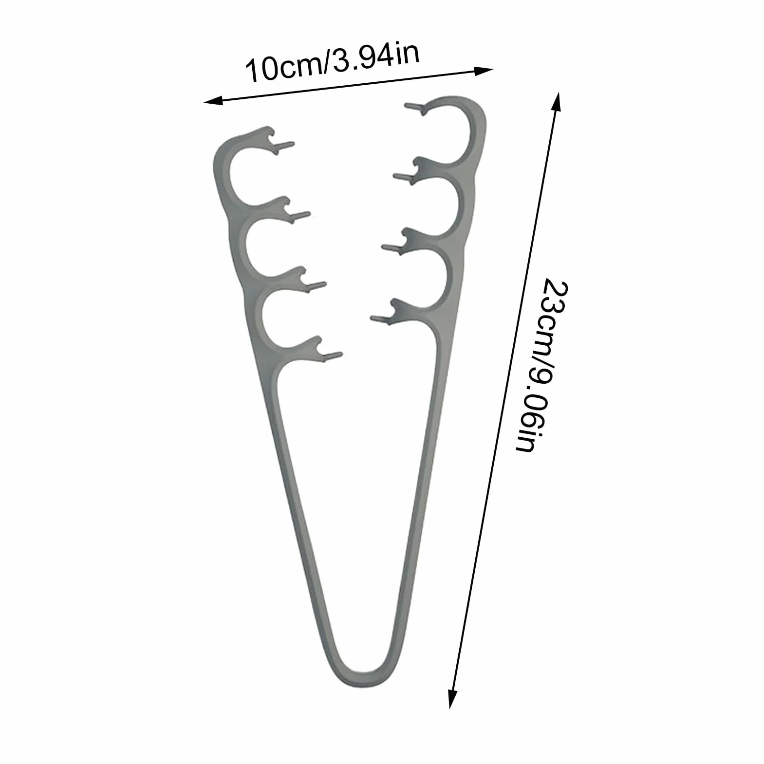 Pettine Volumizzante Denti Larghi Portatile Tascabile per Uomini Styling Capelli