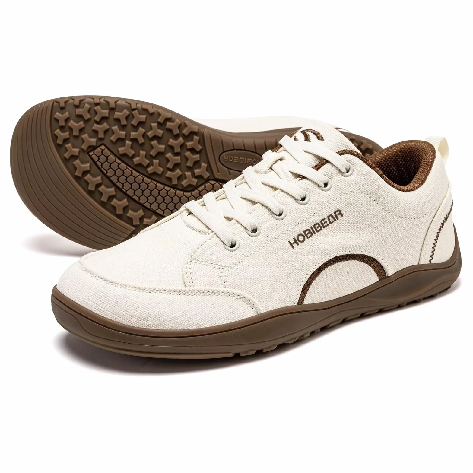HOBIBEAR Scarpe minimaliste con Punta Larga Antiscivolo in Tela Unisex