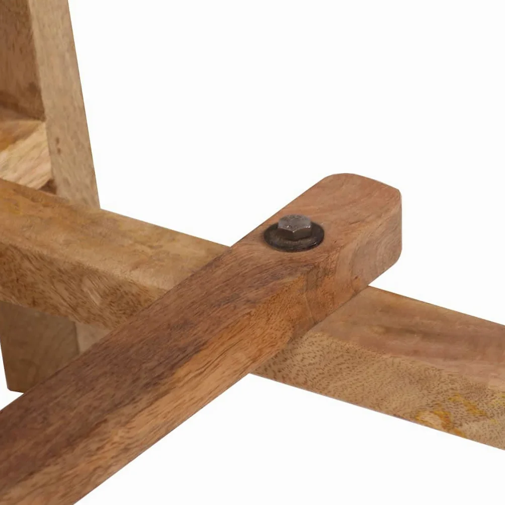 vidaXL Legno Massello di Mango Tavolo da Disegno Tecnico Inclinabile Scrivania