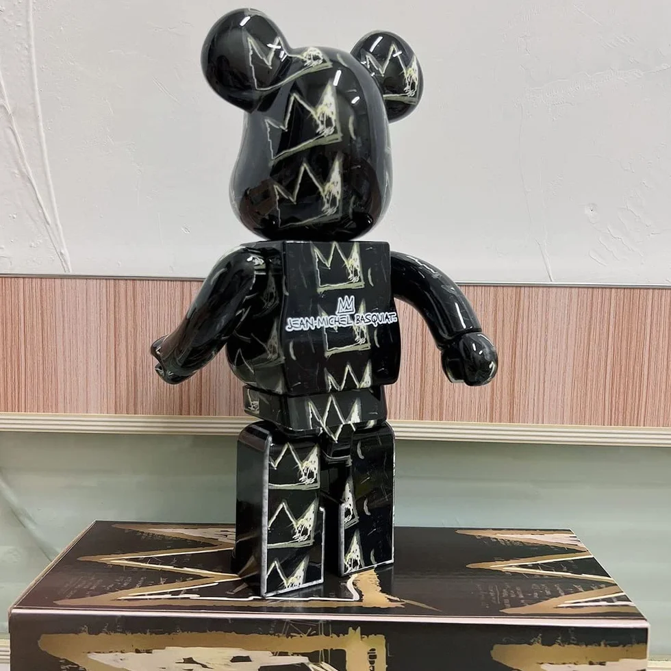 Bearbrick 400% 28 cm Fashion Bearbrick Decorazione da Tavolo Vetrina Bambole da Collezione Statue e Figurine