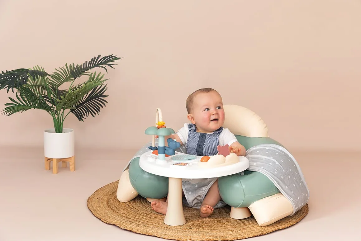 Smoby Little Smoby Poltrona Attività, 7600140103, +6 Mesi, per Iniziare a Stare Seduti Divertendosi, Tavolino Attività